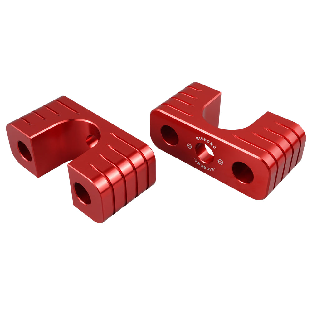 Pair UTV Rear Sway Bar Bushing Clamps Mounts Stabilizer Brackets For Can Am X3 2017-2022