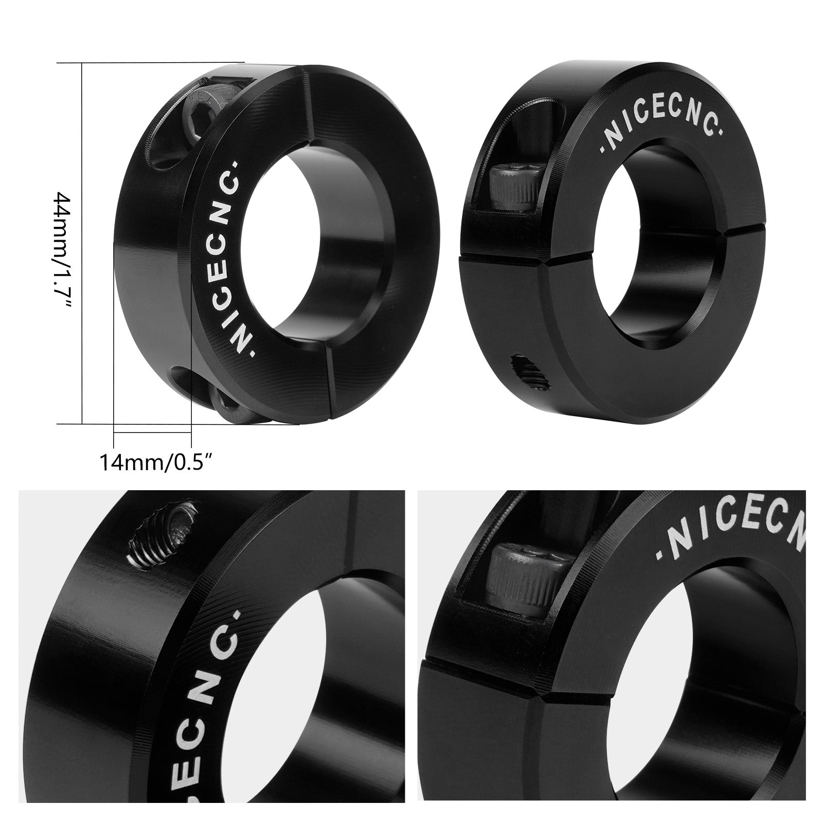 UTV Rear Sway Bar Locking Clamping Shaft Collars For Can-Am X3 2017-2023