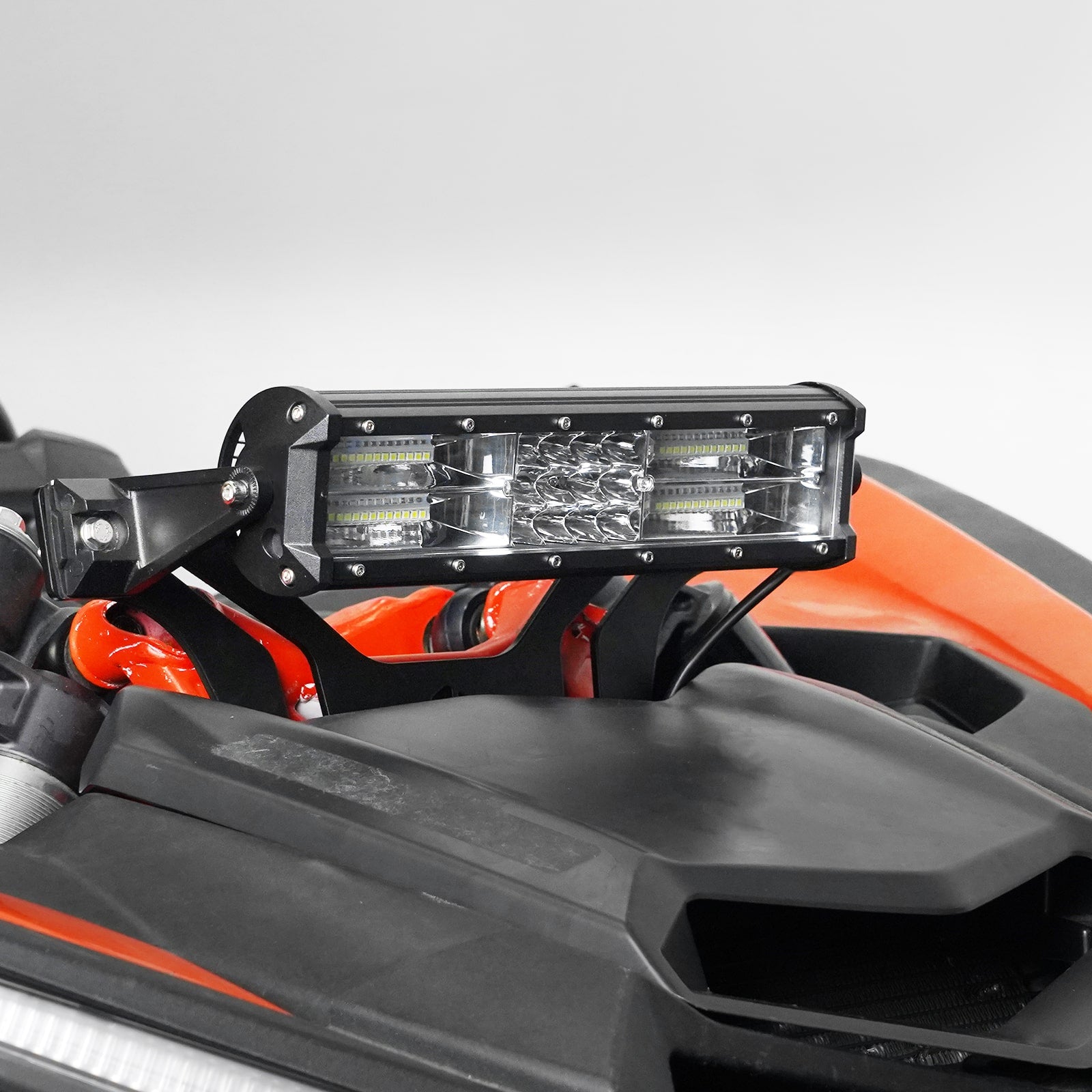 UTV 40W Shock Tower Mount LED Light Bar with Bracket For Can Am X3 17-23