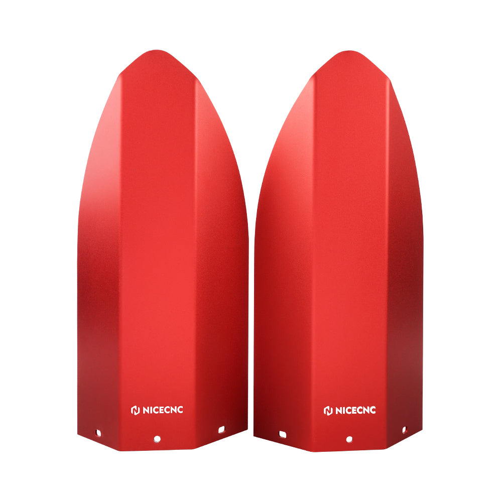 Pair Enlarged Rear Shock Covers Guards Absorber Protector For Can-Am X3 2017-2024