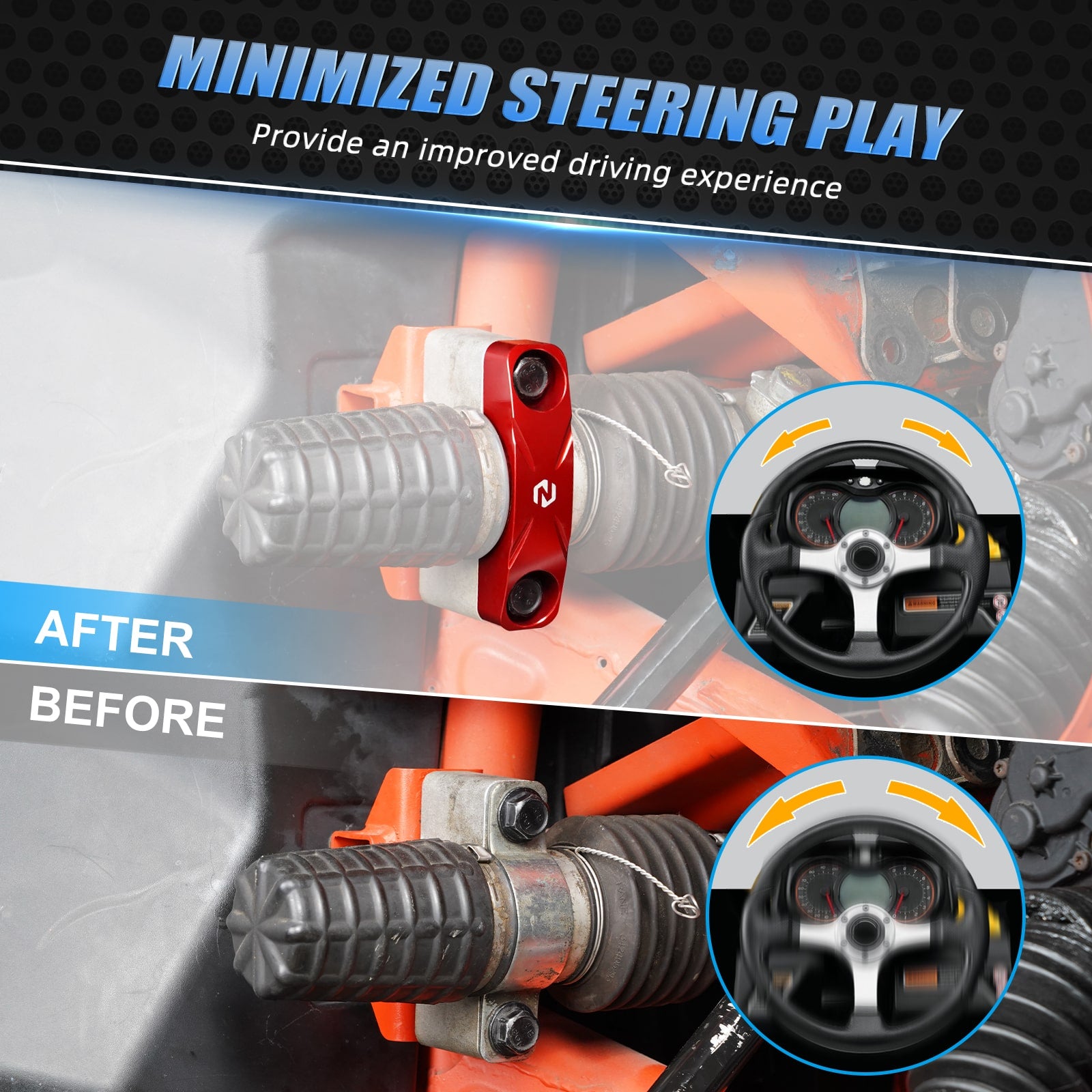 UTV Reinforced Steering Rack Mount Plate Bracket For Can-Am Maverick X3