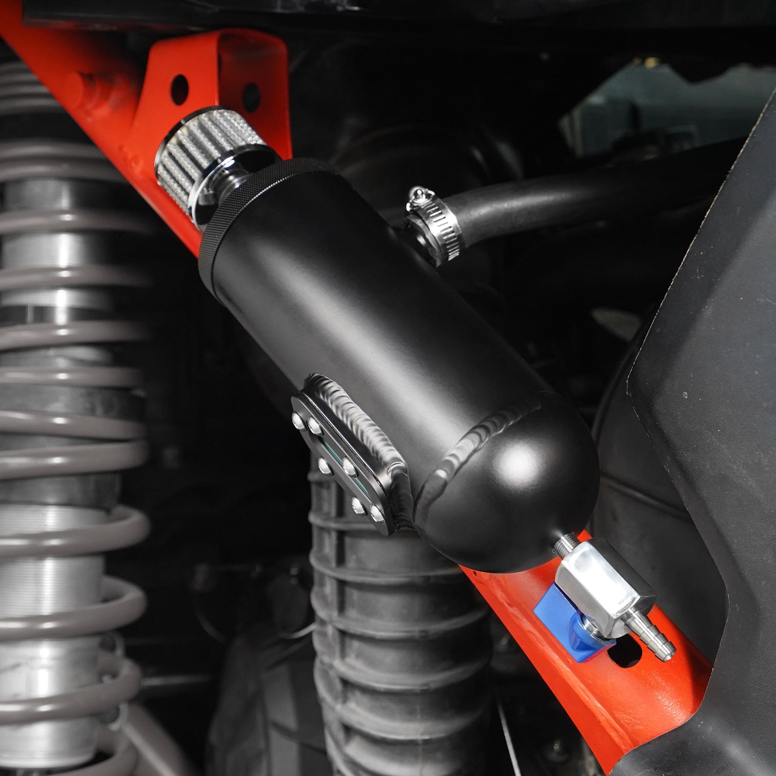 UTV Transparent Catch Can Oil Tank w/Internal Baffle For Can-Am Maverick X3 Turbo