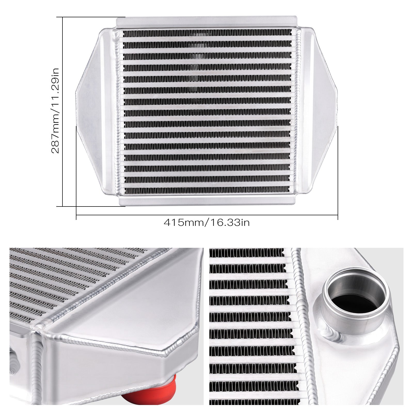 Intercooler Assy Upgrade Kit w/Larger Core For Can-Am Maverick X3 2017-2019