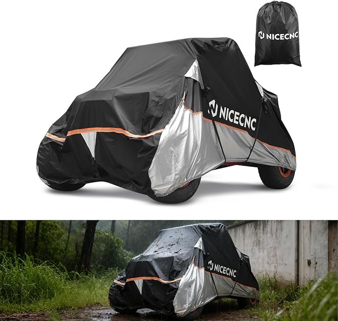 UTV Cover 420D Oxford Heavy Duty For Can-Am X3 Commander 1000 (133"x75"x62")