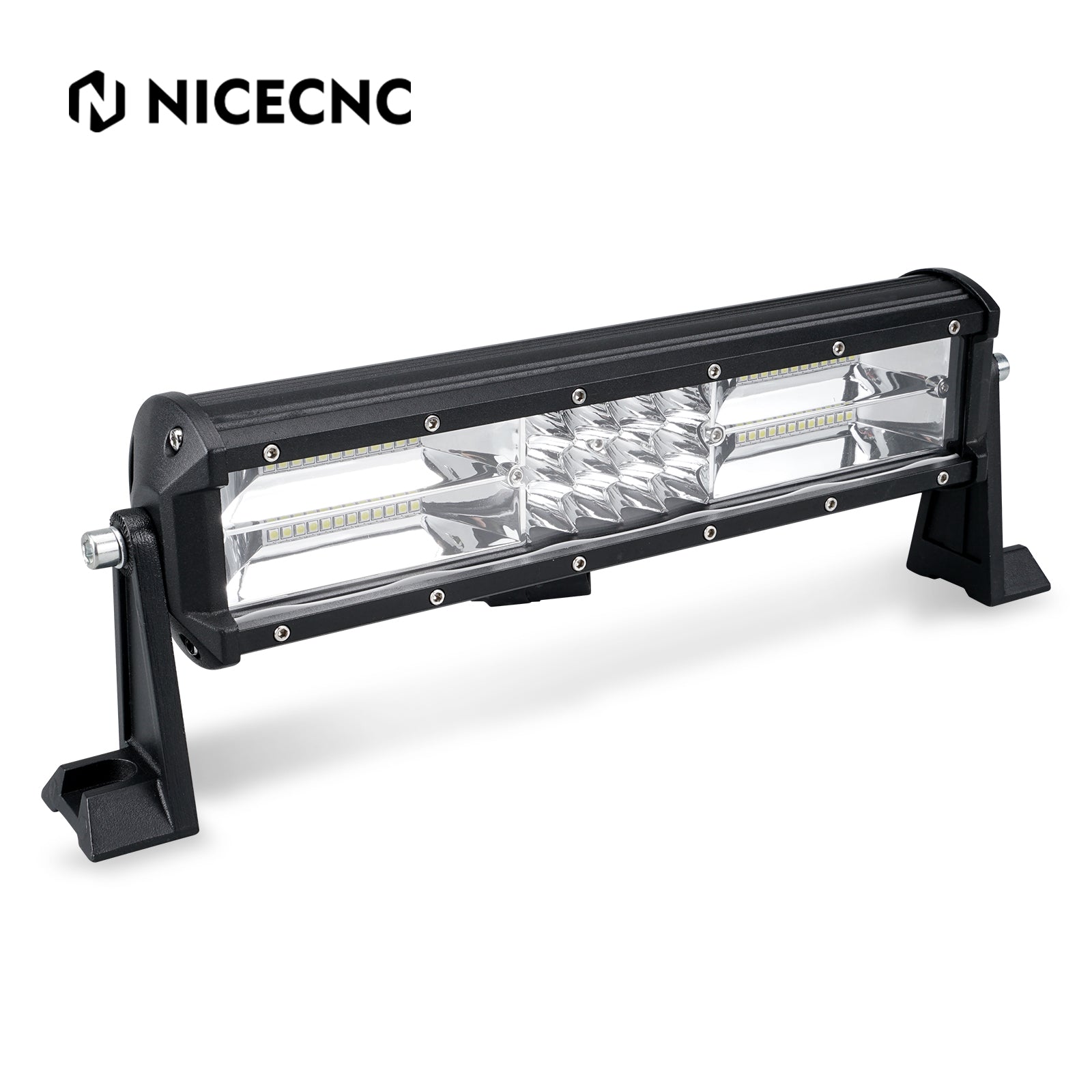 UTV 40W Shock Tower Mount LED Light Bar w/Bracket For Can-Am X3 2017-2023