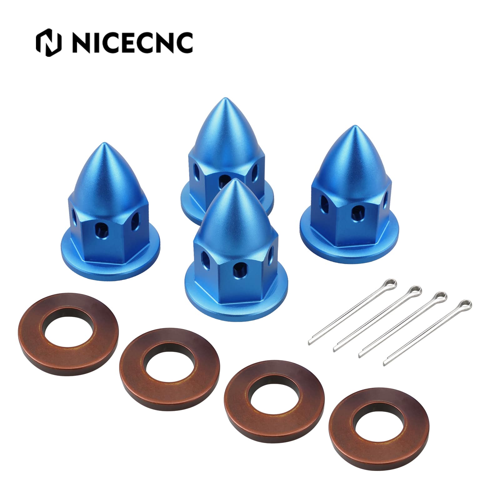 UTV M20 Front Rear Wheel Hub Castle Nuts Kit For Can-Am X3 Defender HD10 Commander 1000