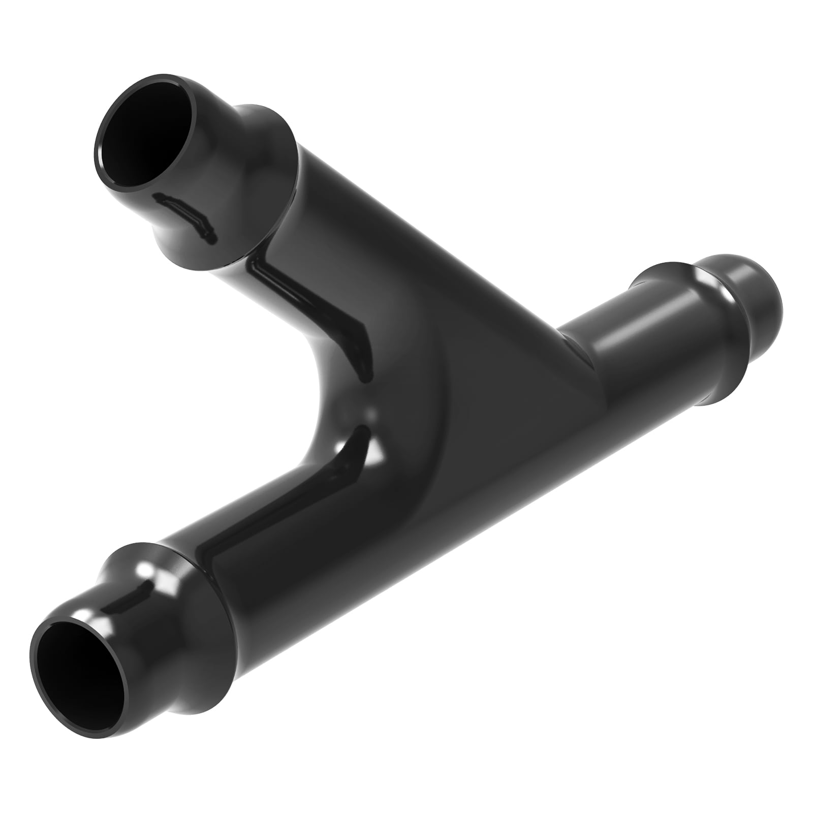 Aluminum Y Fitting with Hose Clamps for Can Am Maverick X3