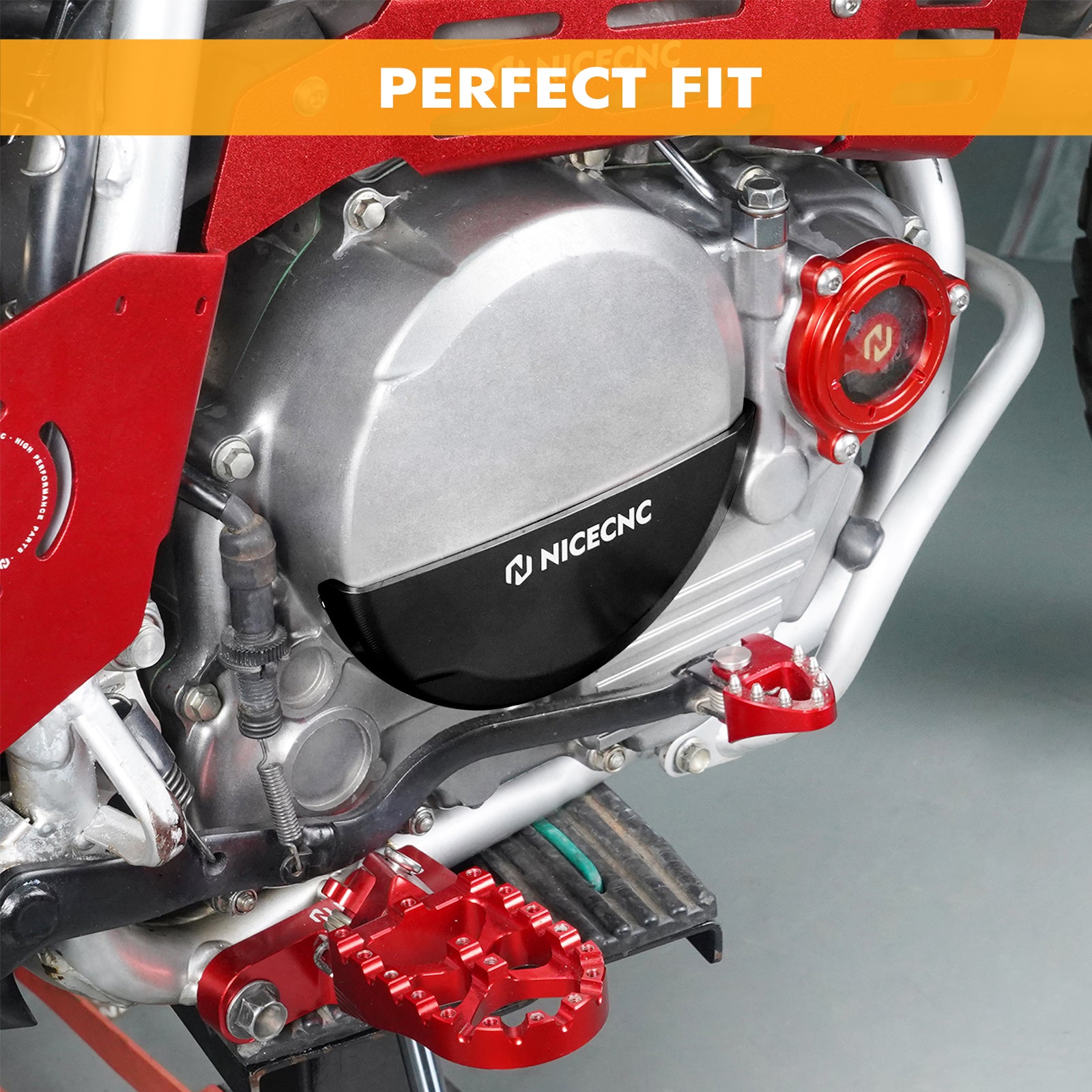 Billet Engine Clutch Cover Guard Protector For Honda XR650L 1993-2025