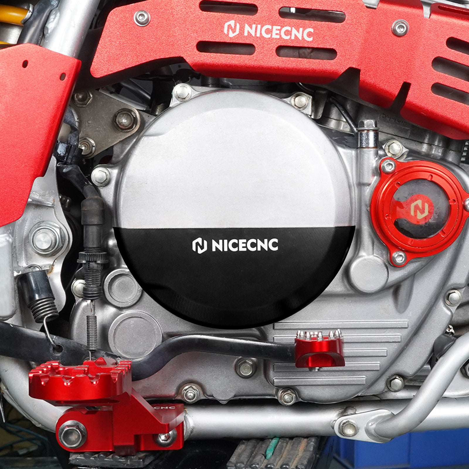 Billet Engine Clutch Cover Guard Protector For Honda XR650L 1993-2025