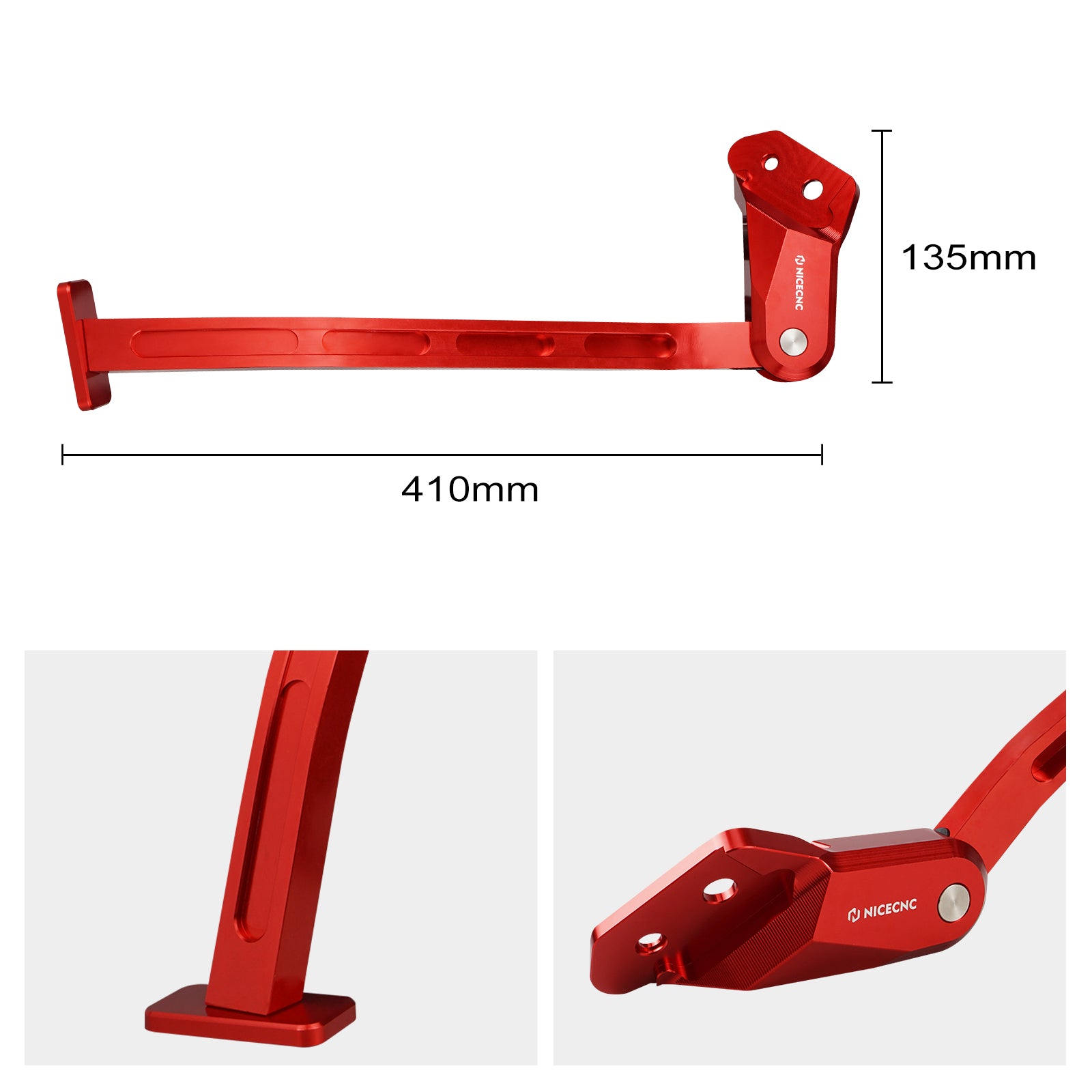 CNC Side Stand Kickstand For Honda CRF250R 450R 13-18 450RWE 19-20