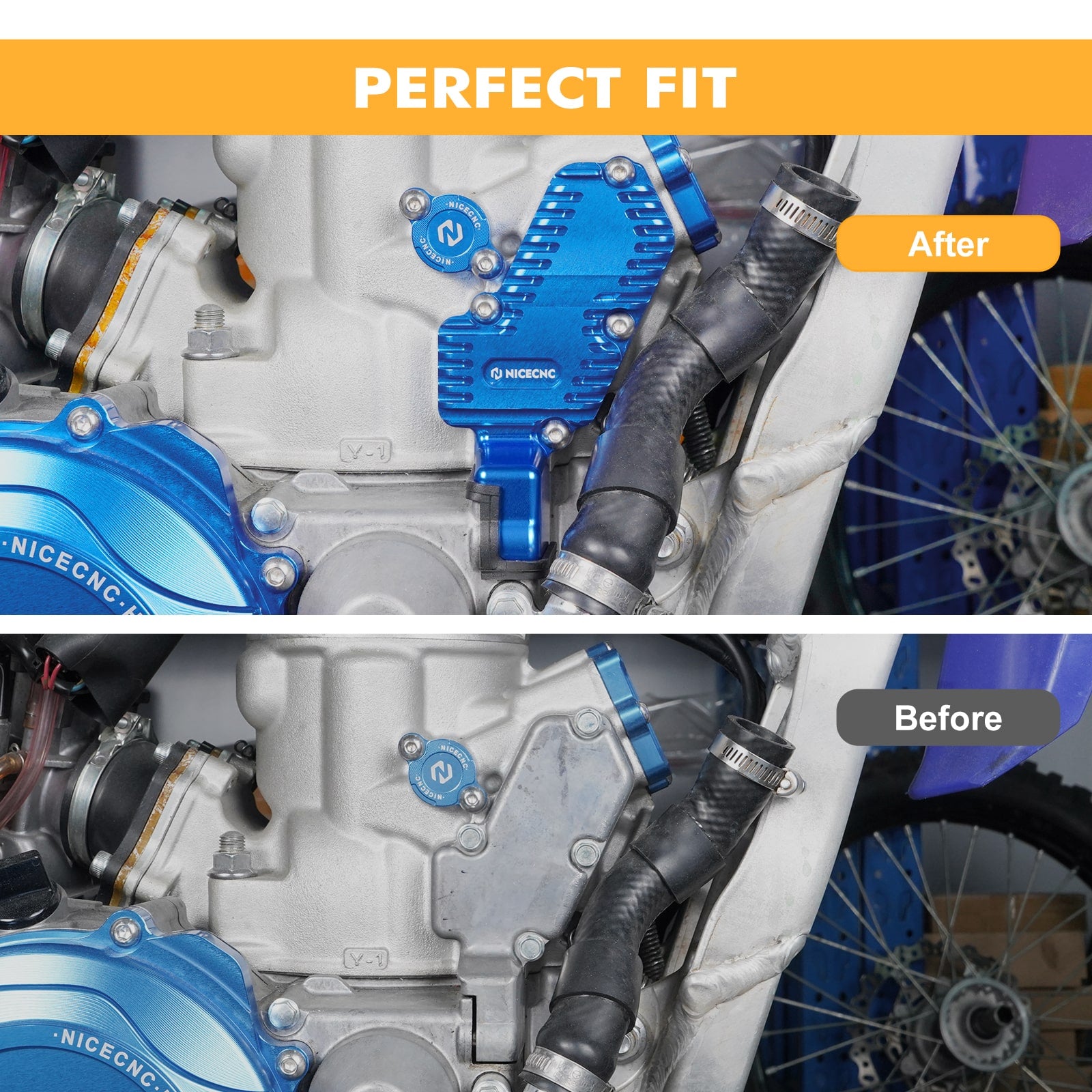 Cylinder Power Valve Cover For Yamaha YZ250 1999-2024 YZ250X 2016-2023