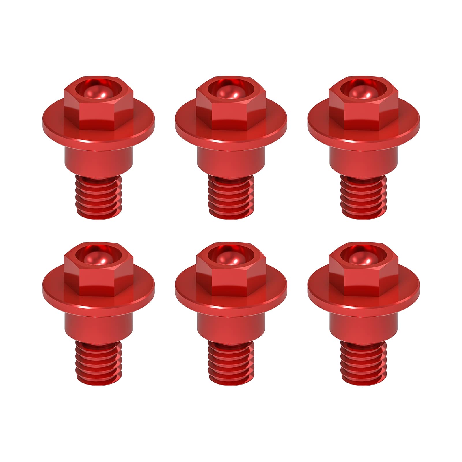 6 X Fork Guard Bolts For KTM 125-530 SX/XC-F/EXC/XC-W/XCF-W 2000-2022 Husqvarna 701 Enduro 2016-2022