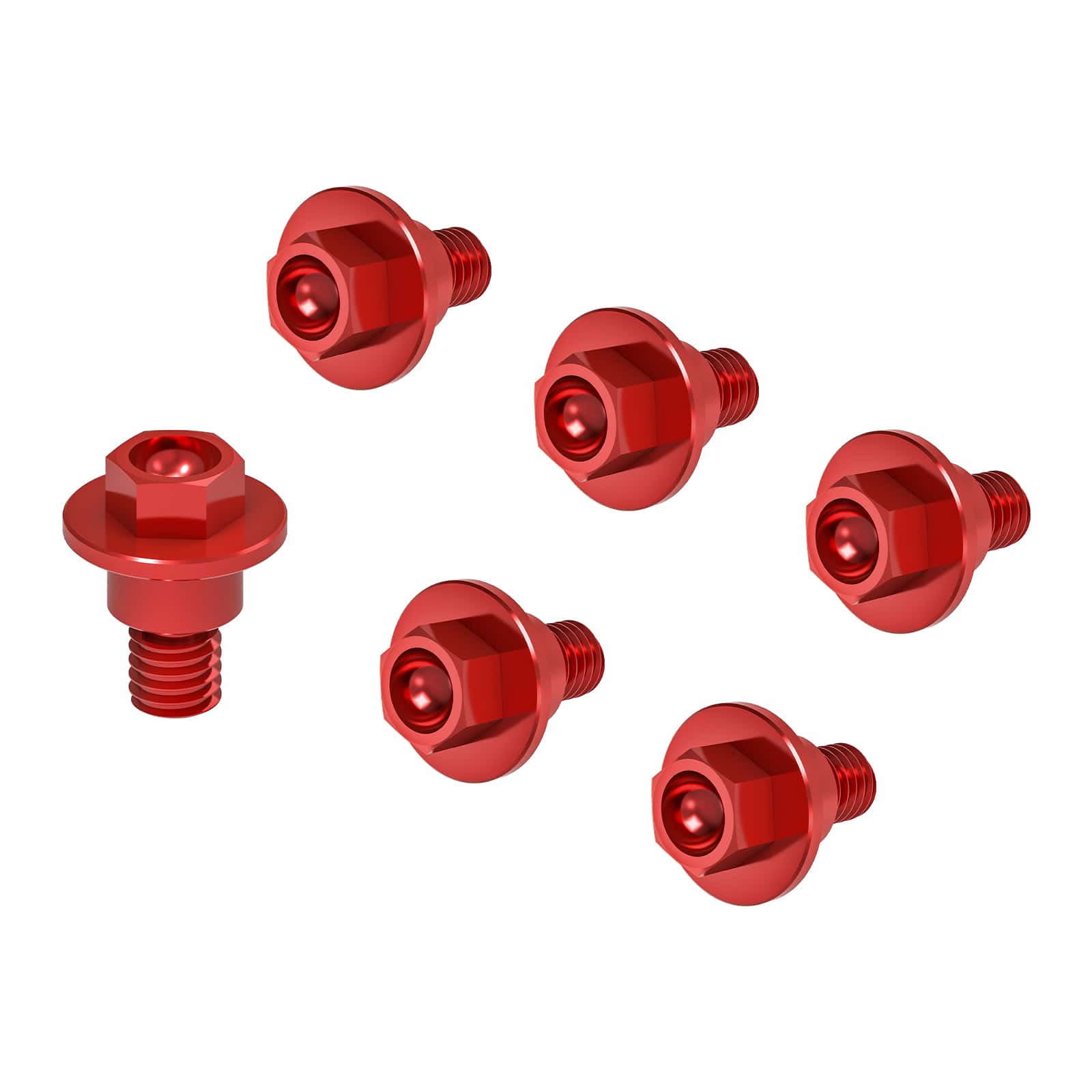 6 X Fork Guard Bolts For KTM 125-530 SX/XC-F/EXC/XC-W/XCF-W 2000-2022 Husqvarna 701 Enduro 2016-2022