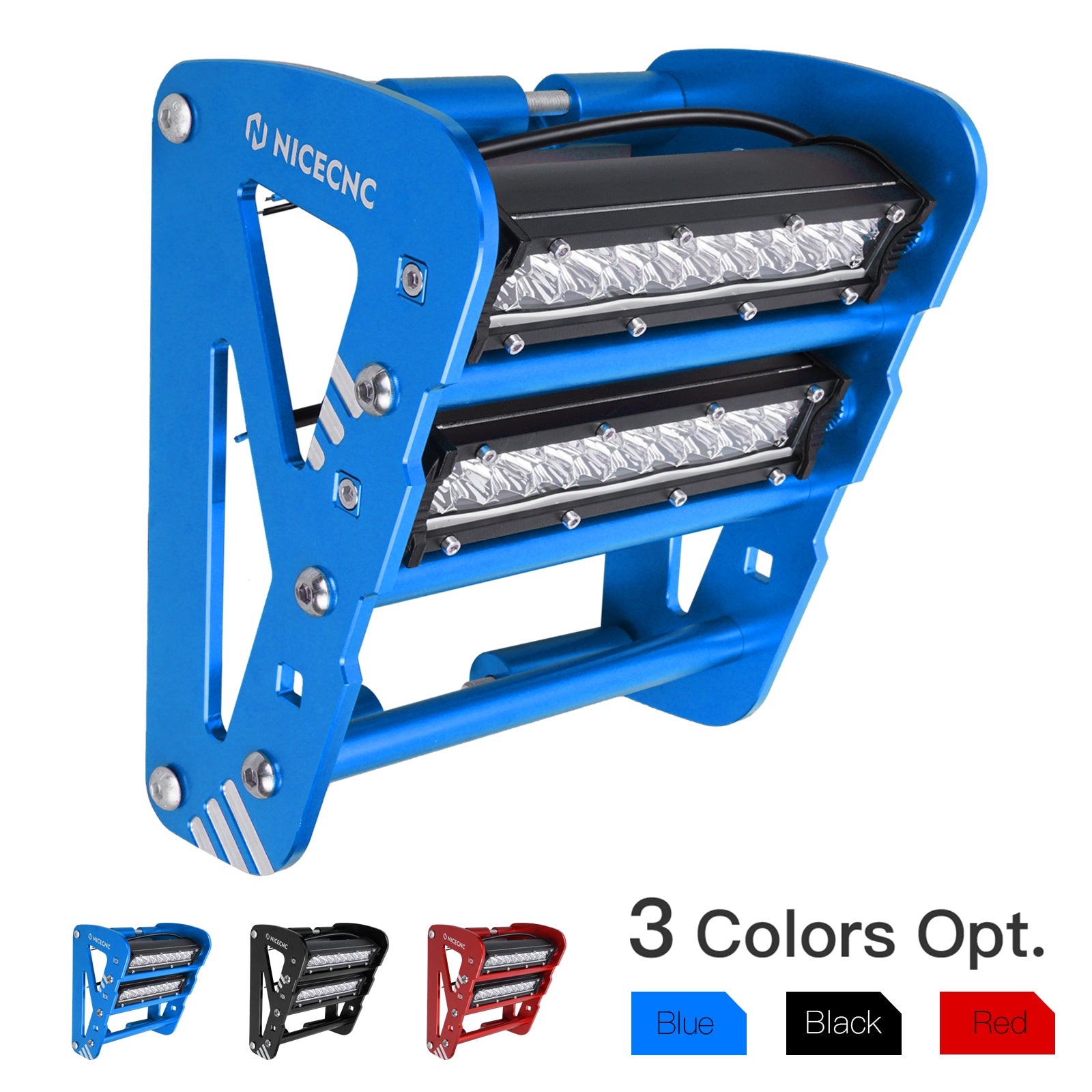 Dual Beam Front Bumper Bar with LED Lights For Yamaha YFZ450R 2009-2024