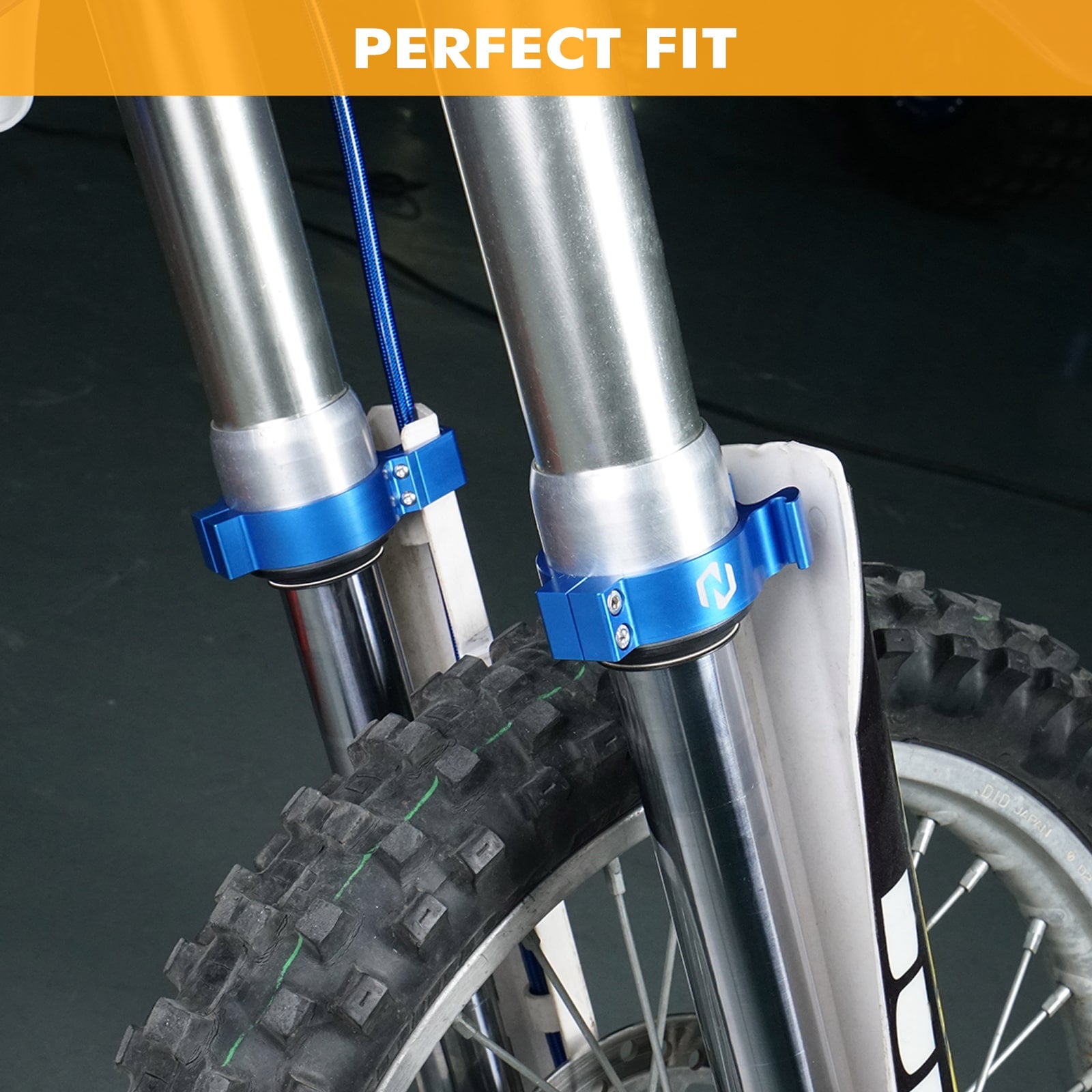 Front Fork Protector Guide Holder For Yamaha YZ80 1993-2001 YZ85 2002-2018