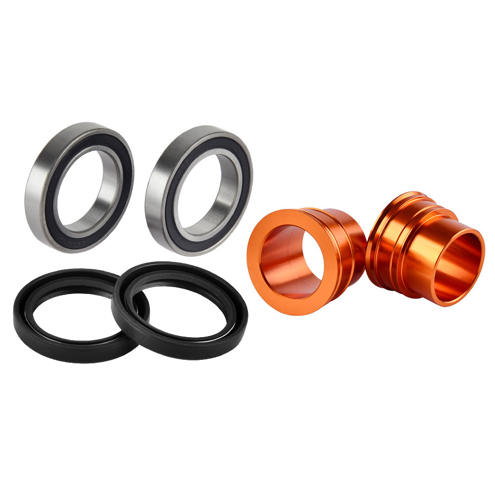 Front Wheel Spacers Bearings Seals For KTM 350 500 EXC-F 2003-2015