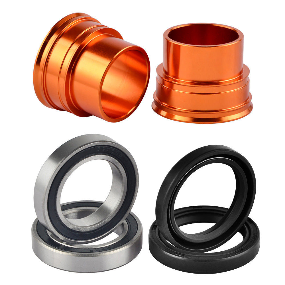 Front Wheel Spacers Bearings Seals For KTM 350 500 EXC-F 2003-2015