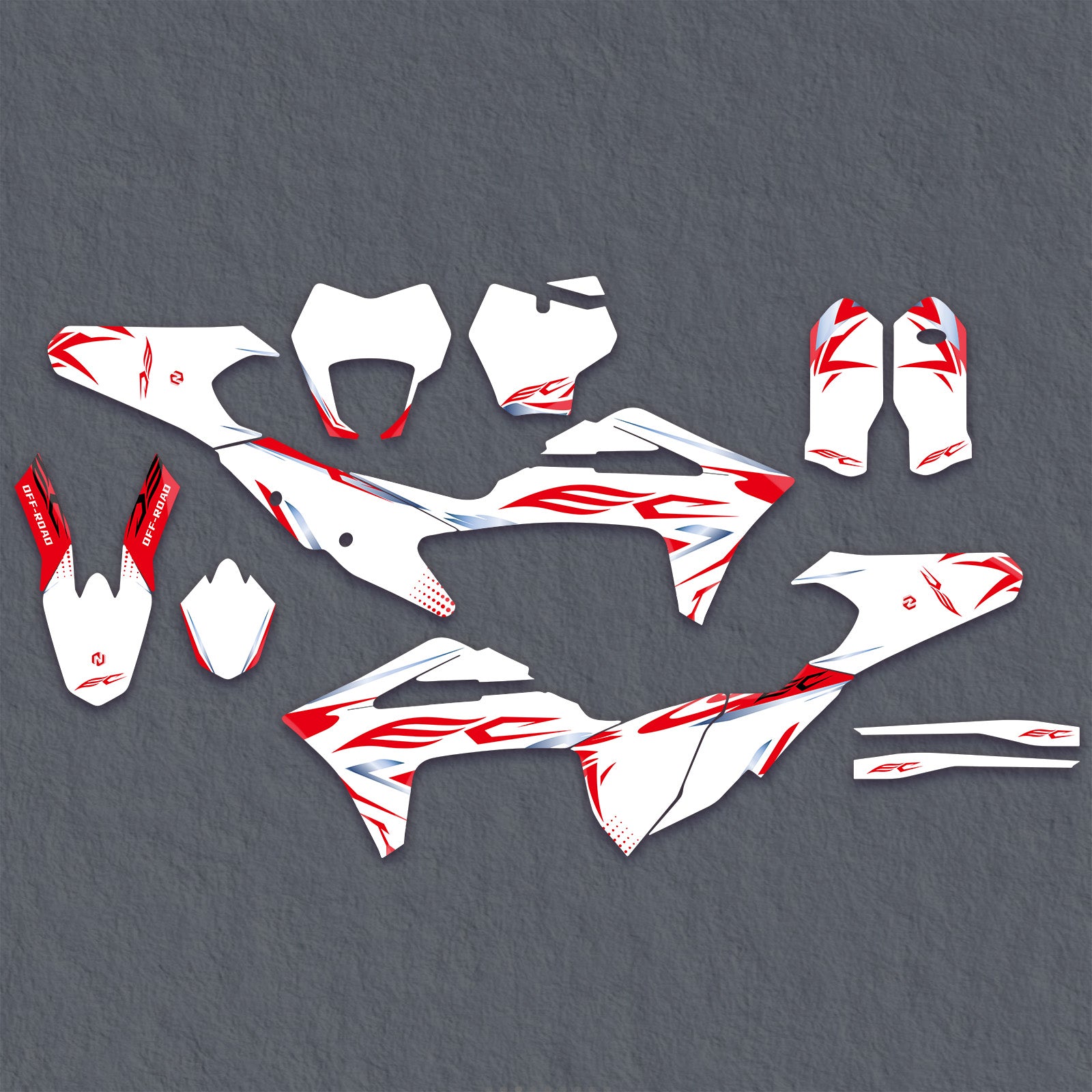 Full Graphics Decals Stickers Set For GAS GAS EC Enduro 2021-2023
