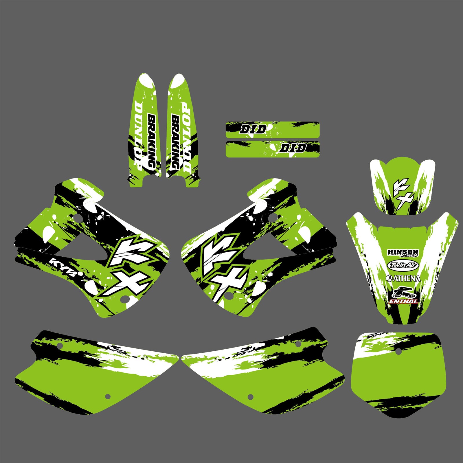 Graphics Kit For KAWASAKI KX85/KX100 2001-2013 Decals Stickers