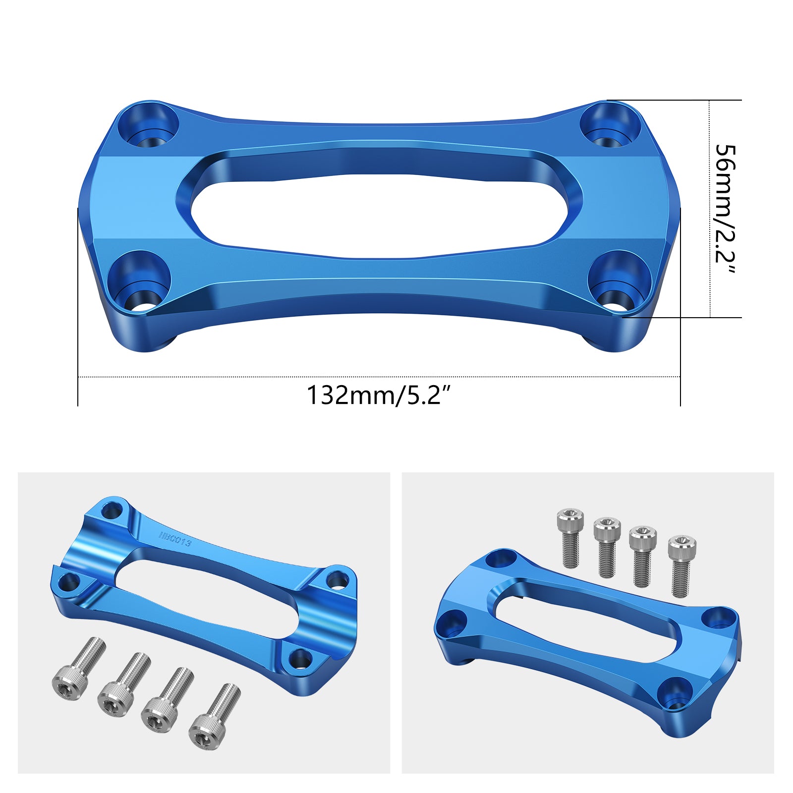 1 1/8" 28.6MM Handlebar Stabilizer Mount Riser Clamp for Yamaha YZ250F 2014-2020