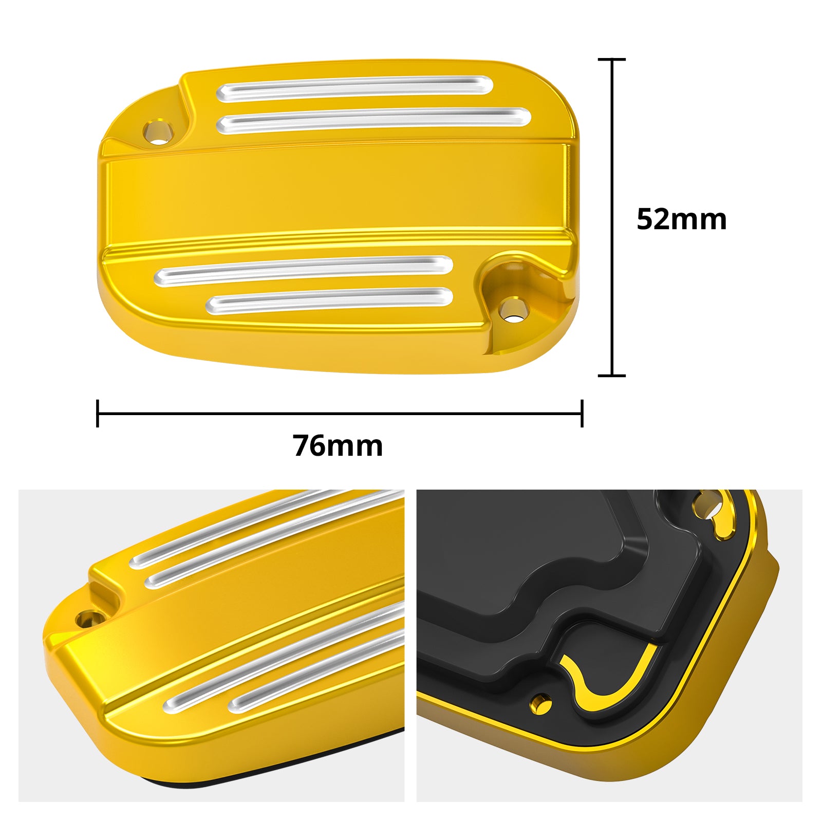 Front Clutch Brake Master Cylinder Reservoir Cover Cap For Harley Street Glide Road King