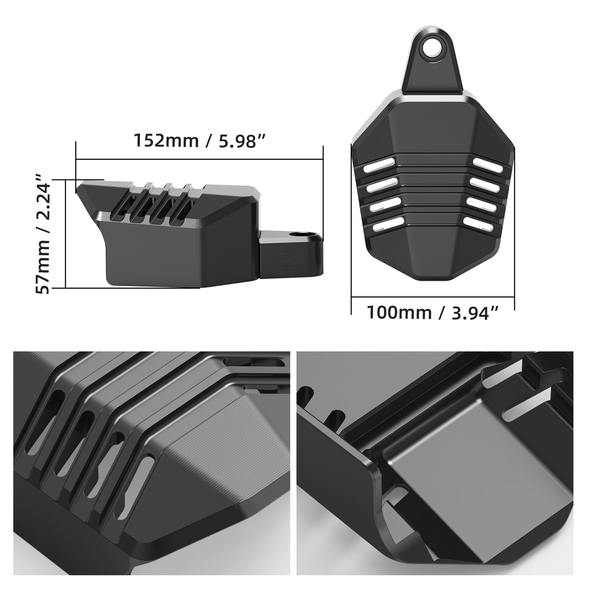 Horn Cover For Harley Dyna Street Bob Low Rider Twin Cam Models 2006–2017