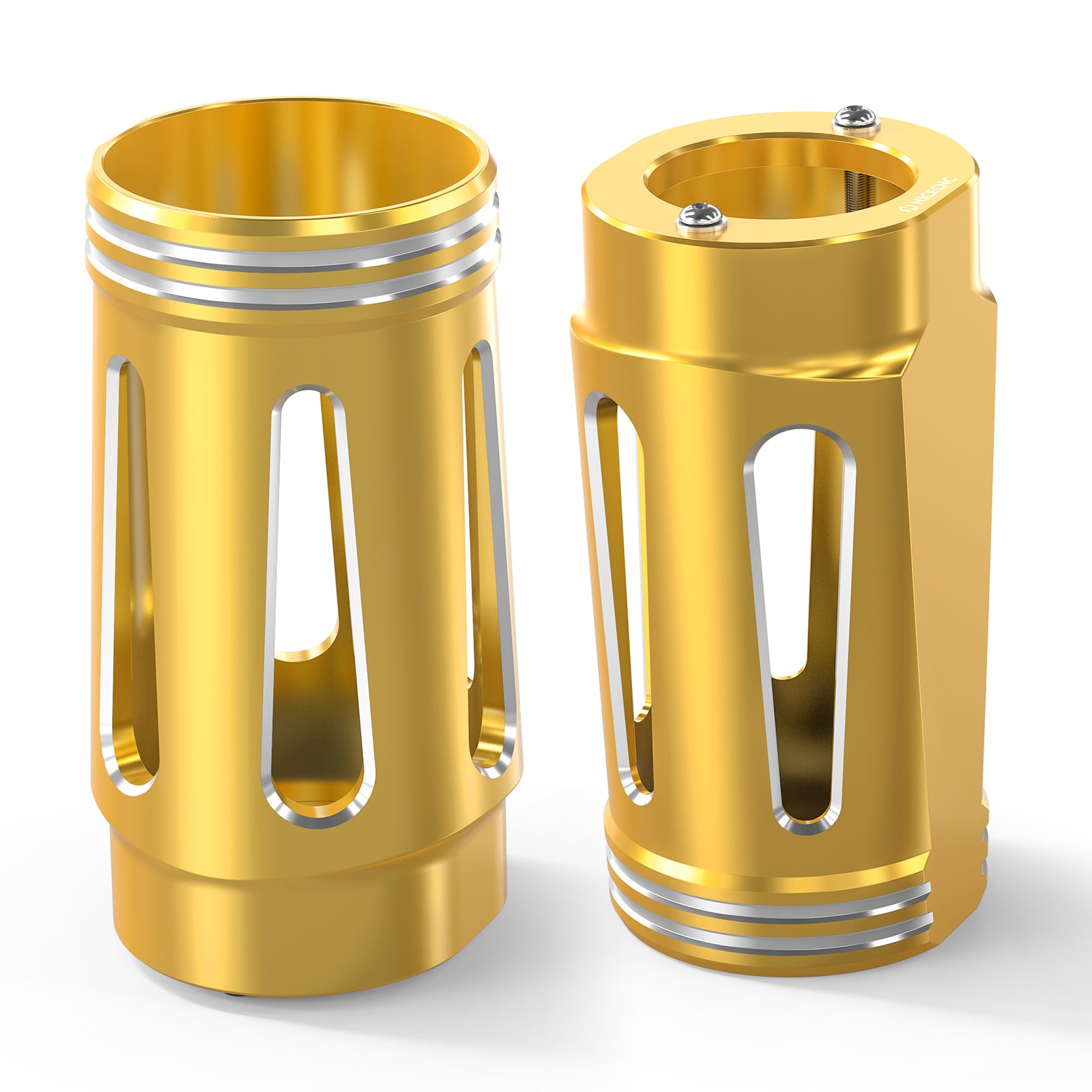 Front Fork Tube Slider Covers For Harley Road King Street Glide Freewheeler Ultra Limited