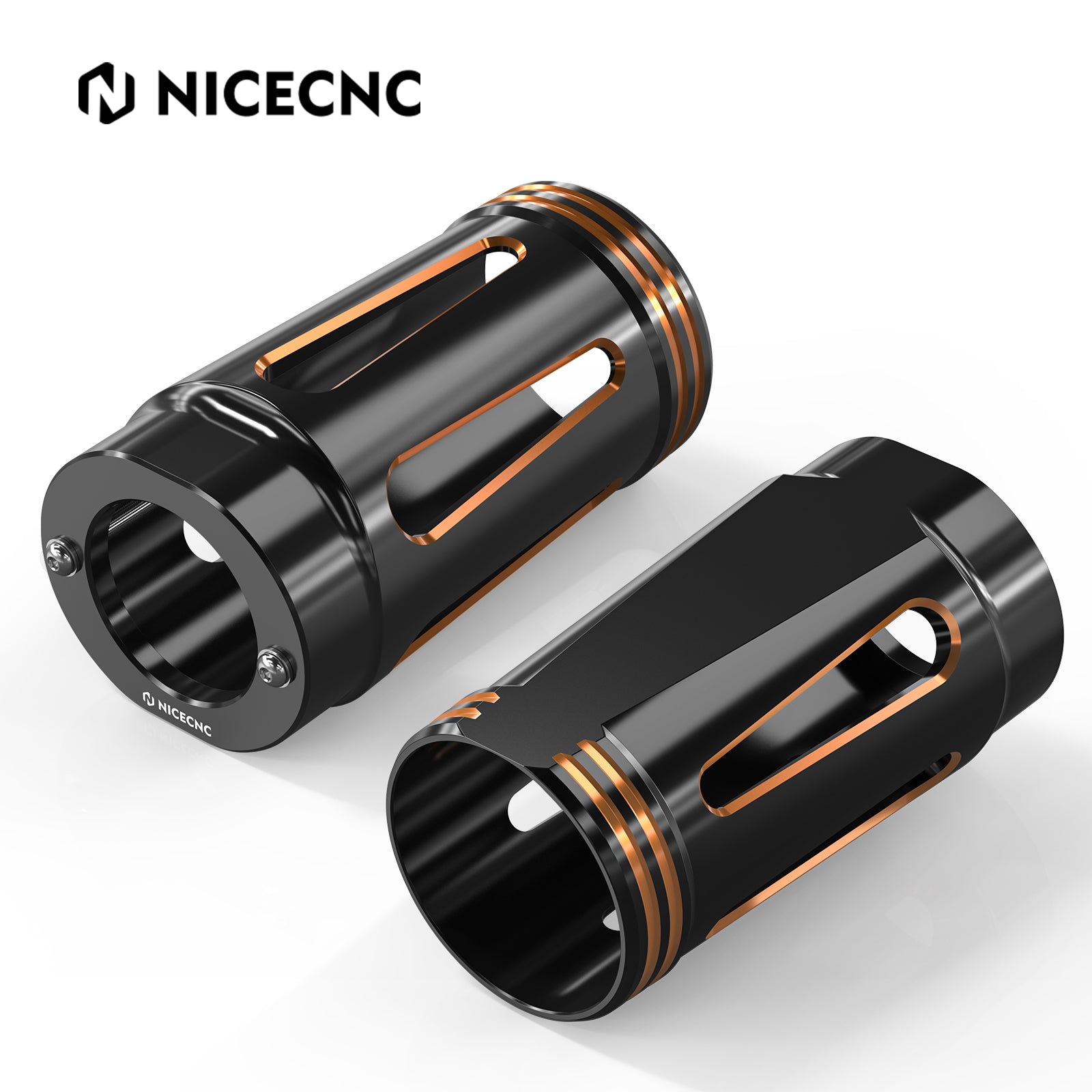 Front Fork Tube Slider Covers For Harley Road King Street Glide Freewheeler Ultra Limited