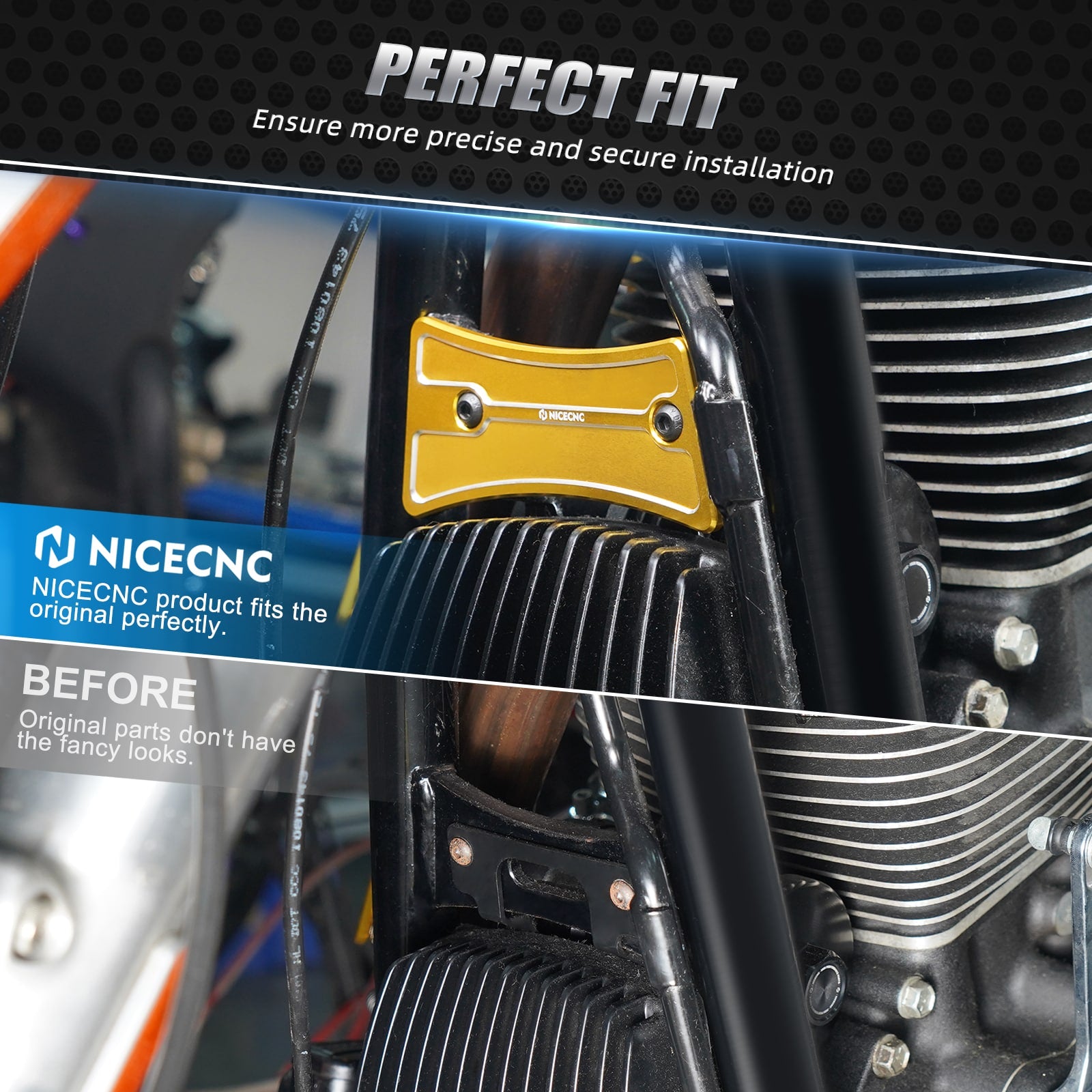 Frame Downtube Crossbrace Trim Cover For Harley Road King Electra Street Glide