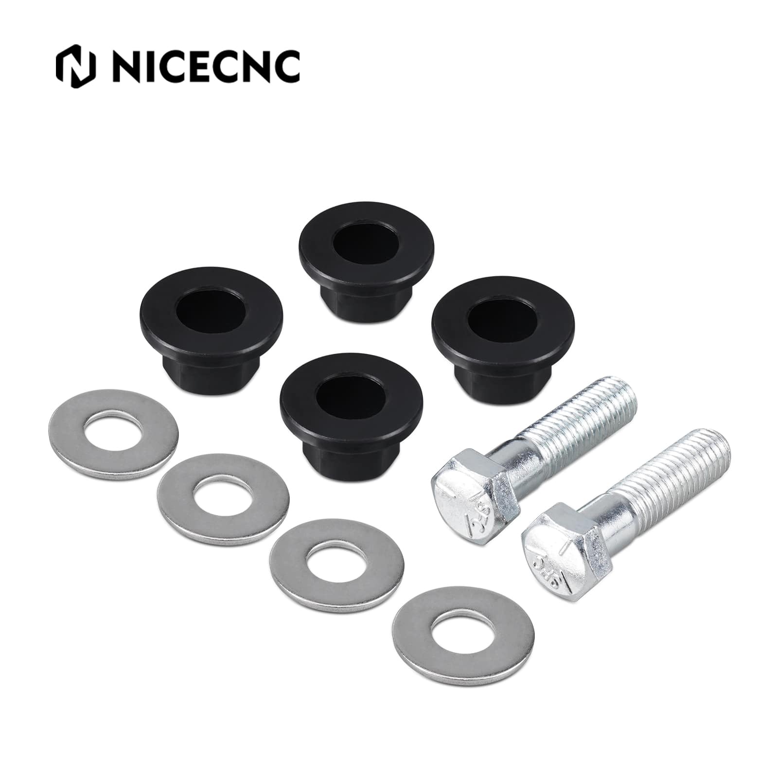 Handlebar Riser Mount Bushings & Bolts Kit For Harley Street Glide Road King Fat Boy Heritage Classic