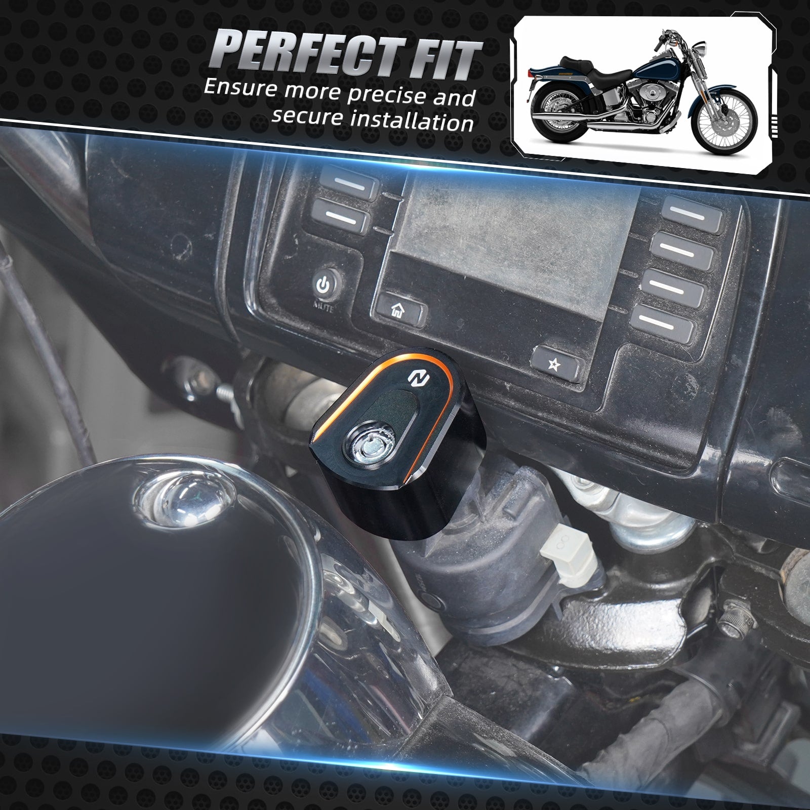 Ignition Switch Cover Cap For Harley Tri Electra Road Street Glide Ultra Limited
