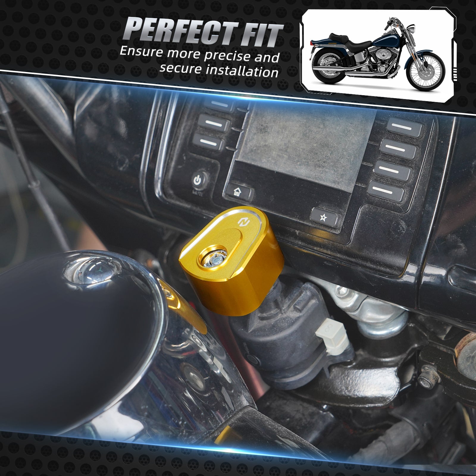 Ignition Switch Cover Cap For Harley Tri Electra Road Street Glide Ultra Limited