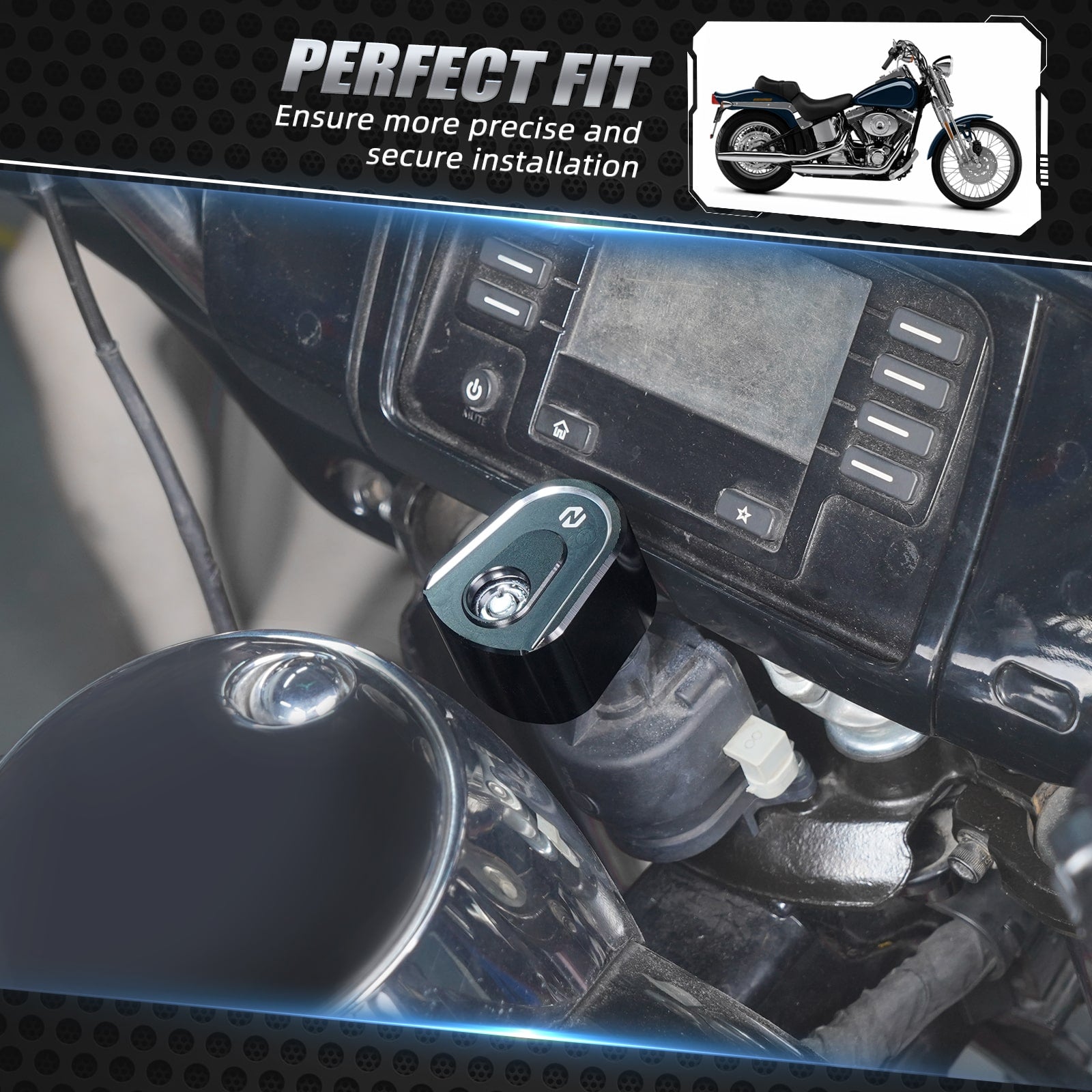 Ignition Switch Cover Cap For Harley Tri Electra Road Street Glide Ultra Limited