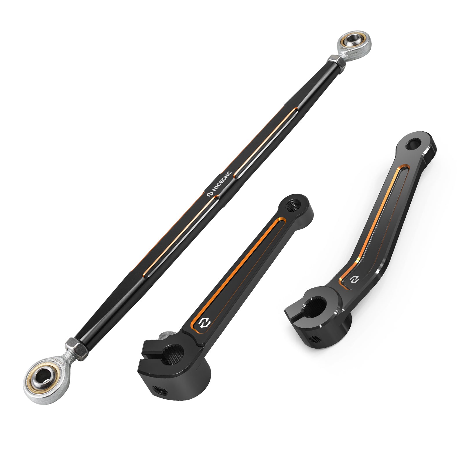 gear shift stick Transmission Inner Shifter Lever Arm Linkage Rod Kit For Harley Road King Electra Street Glide, Orange