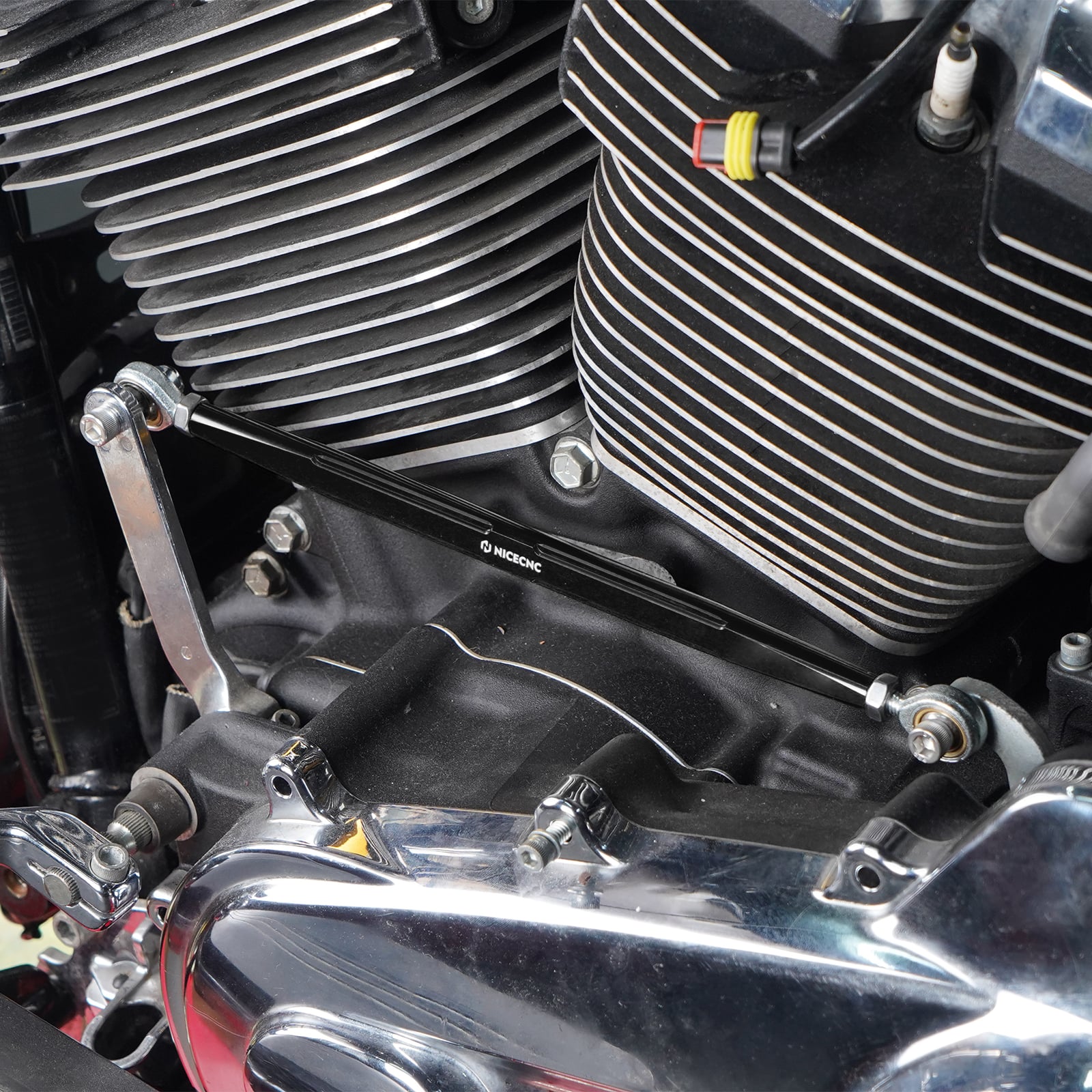 Transmission Inner Shifter Lever Arm Gear Rod Linkage Kit For Harley Road King Street Glide