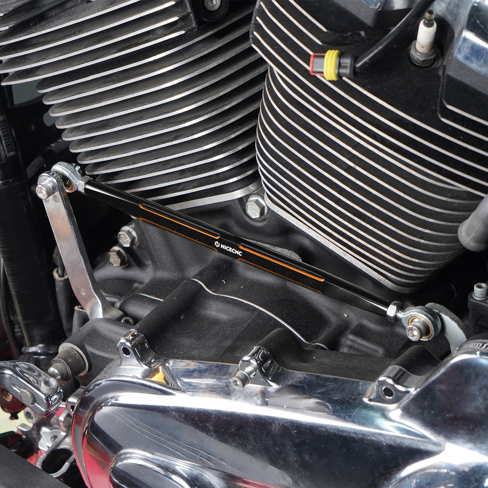 Transmission Inner Shifter Lever Arm Gear Rod Linkage Kit For Harley Road King Street Glide