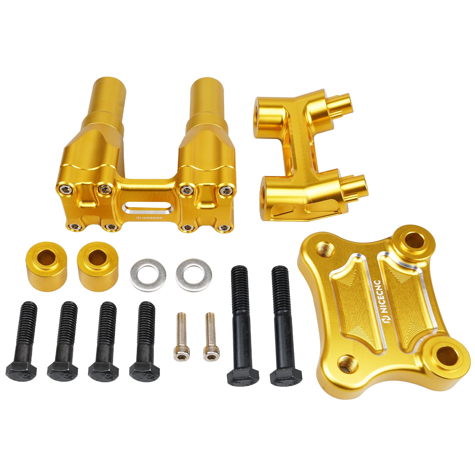 Modular Kickback Risers For Harley Tri Electra Street Glide Ultra Limited 1" Handlebar