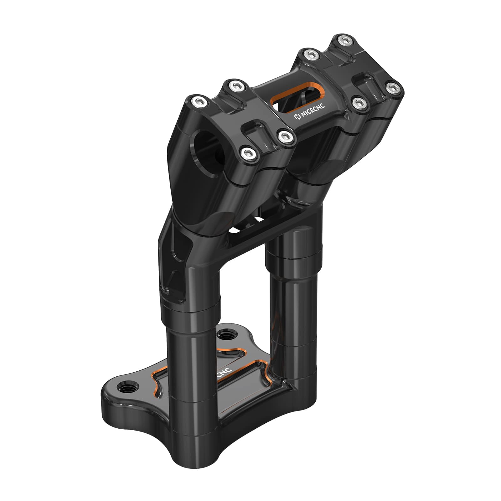 Modular Kickback Risers For Harley Tri Electra Street Glide Ultra Limited 1" Handlebar