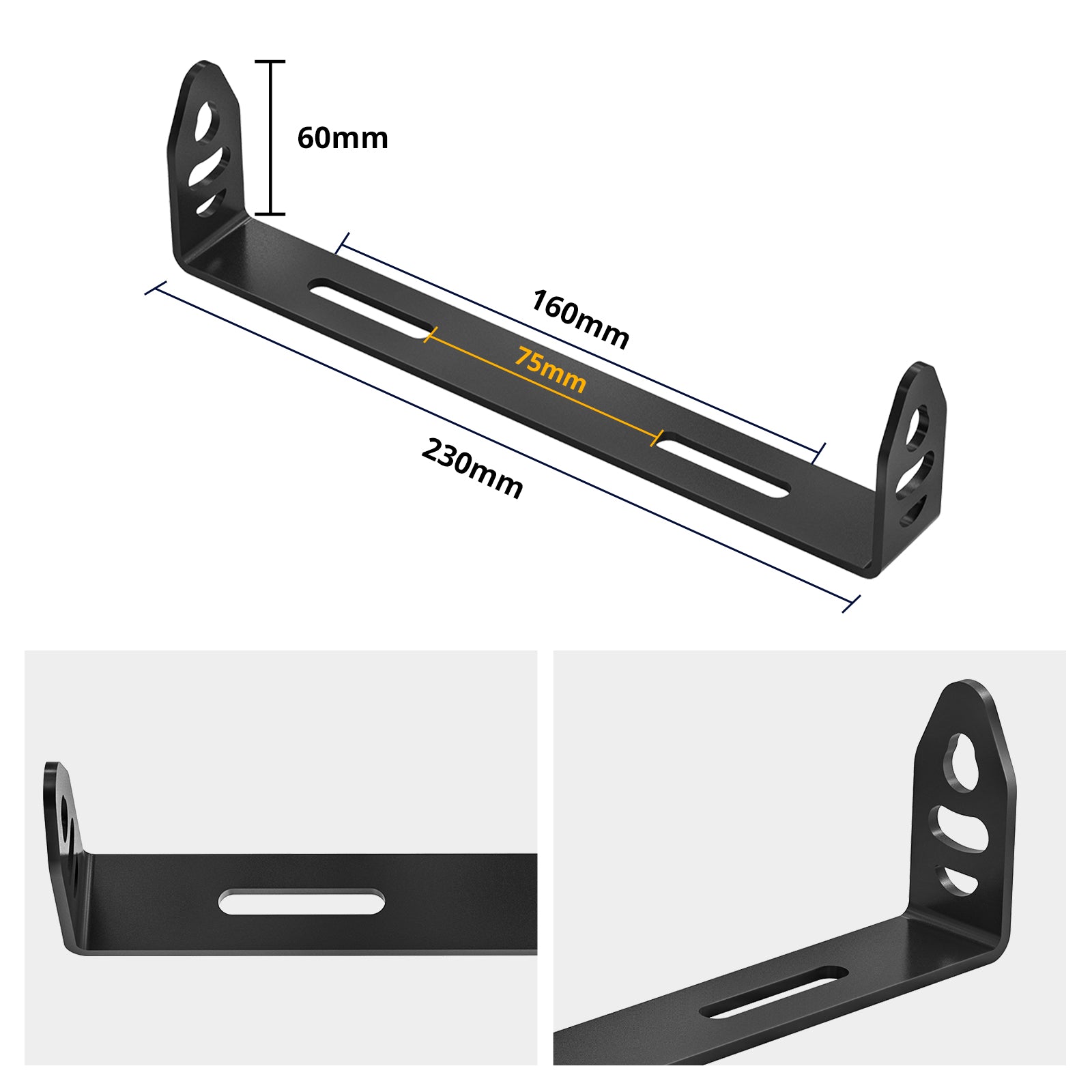 Rear Turn Signals License Plate Mounted Relocation Kit For Harley Road King Street Glide