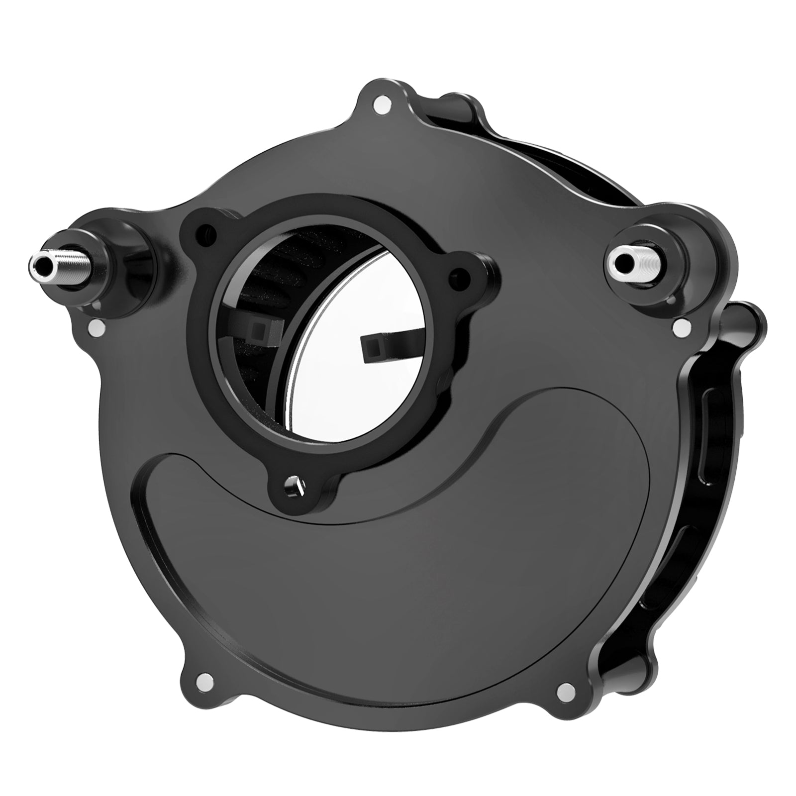 Full Clear M8 LED Air Cleaner Filter Intake Kit For Harley Road King Electra Street Glide