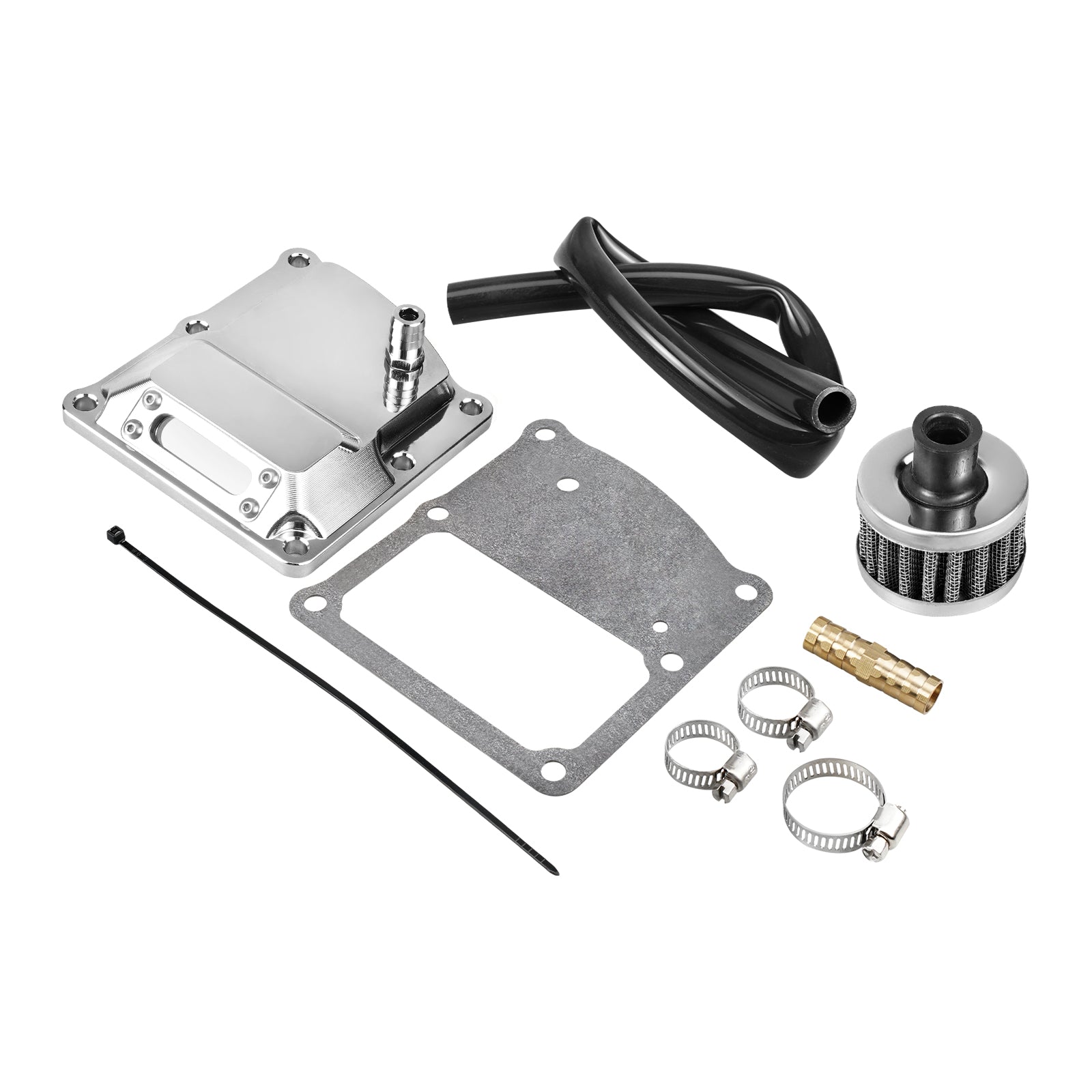 Chrome M8 Engine Vented Transmission Top Cover For Harley Road King Street Glide