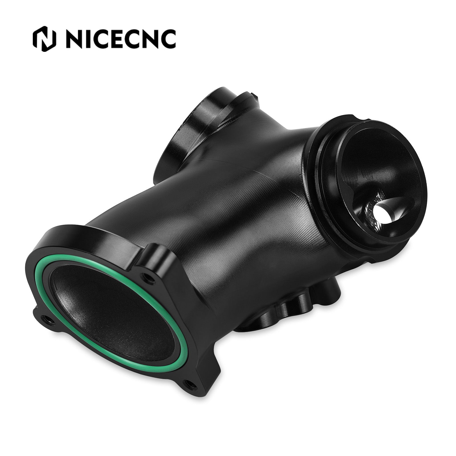 CNC One-Piece Aluminium 57mm M8 Intake Manifold For Harley Road King Street Glide