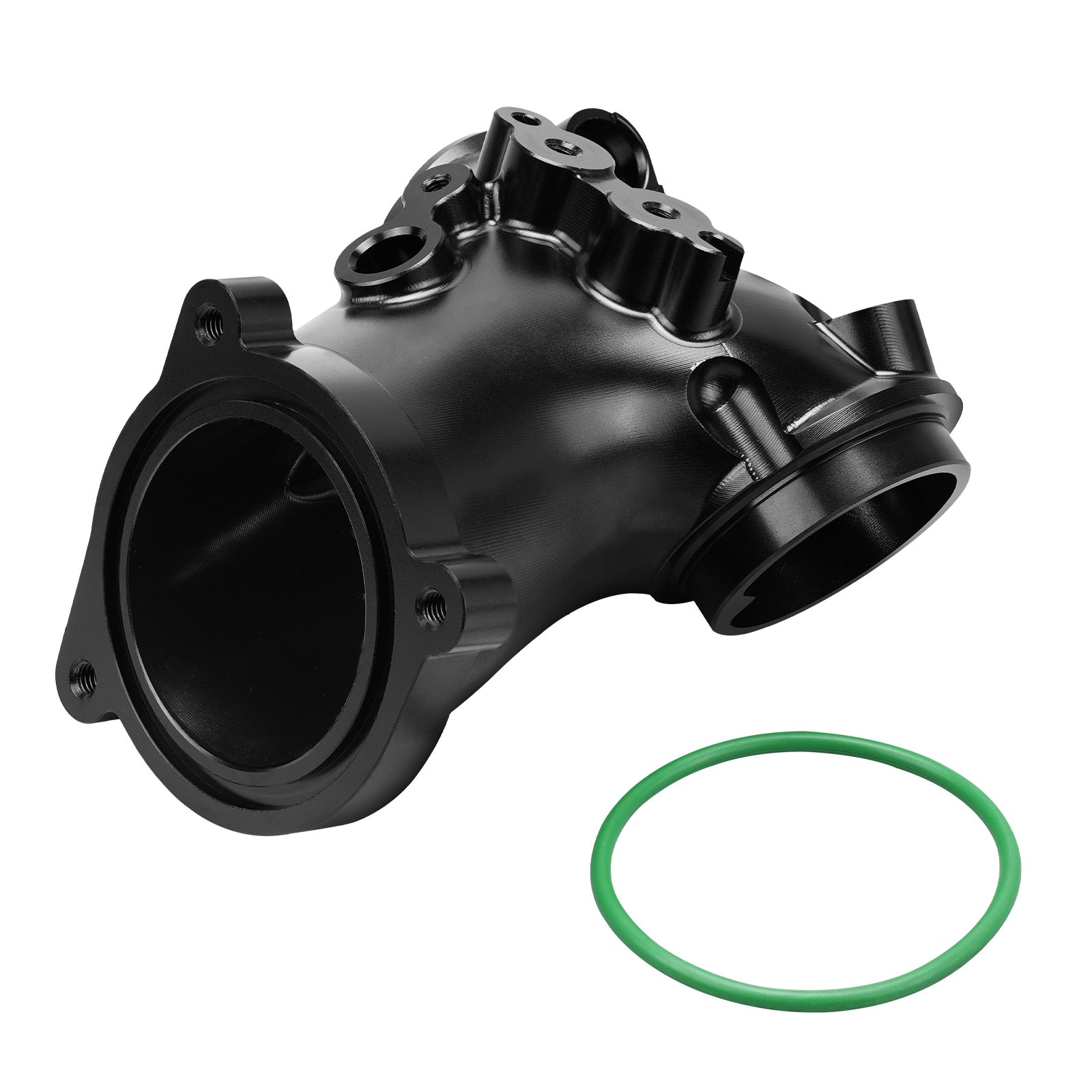 CNC One-Piece Aluminium 57mm M8 Intake Manifold For Harley Road King Street Glide