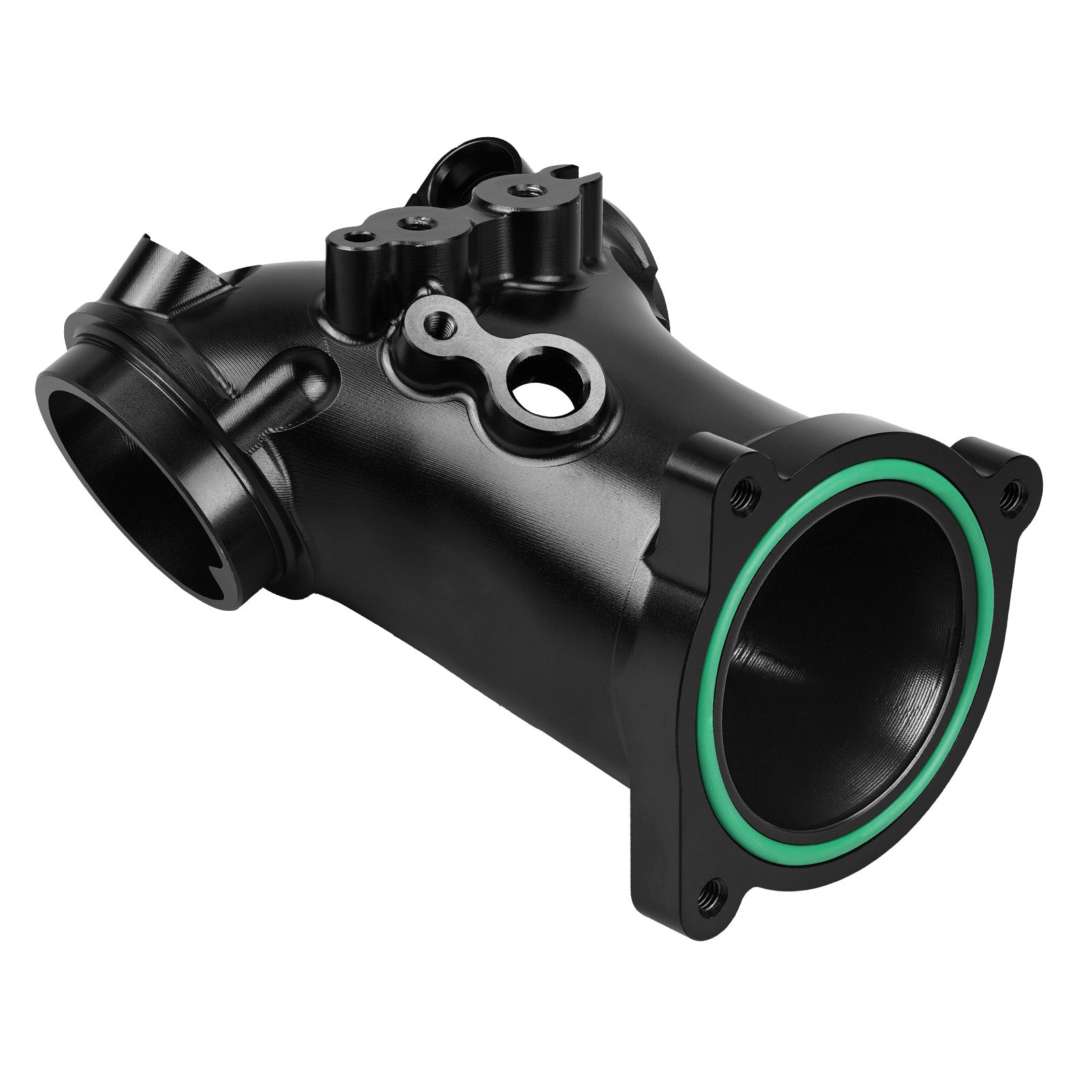 CNC One-Piece Aluminium 57mm M8 Intake Manifold For Harley Road King Street Glide