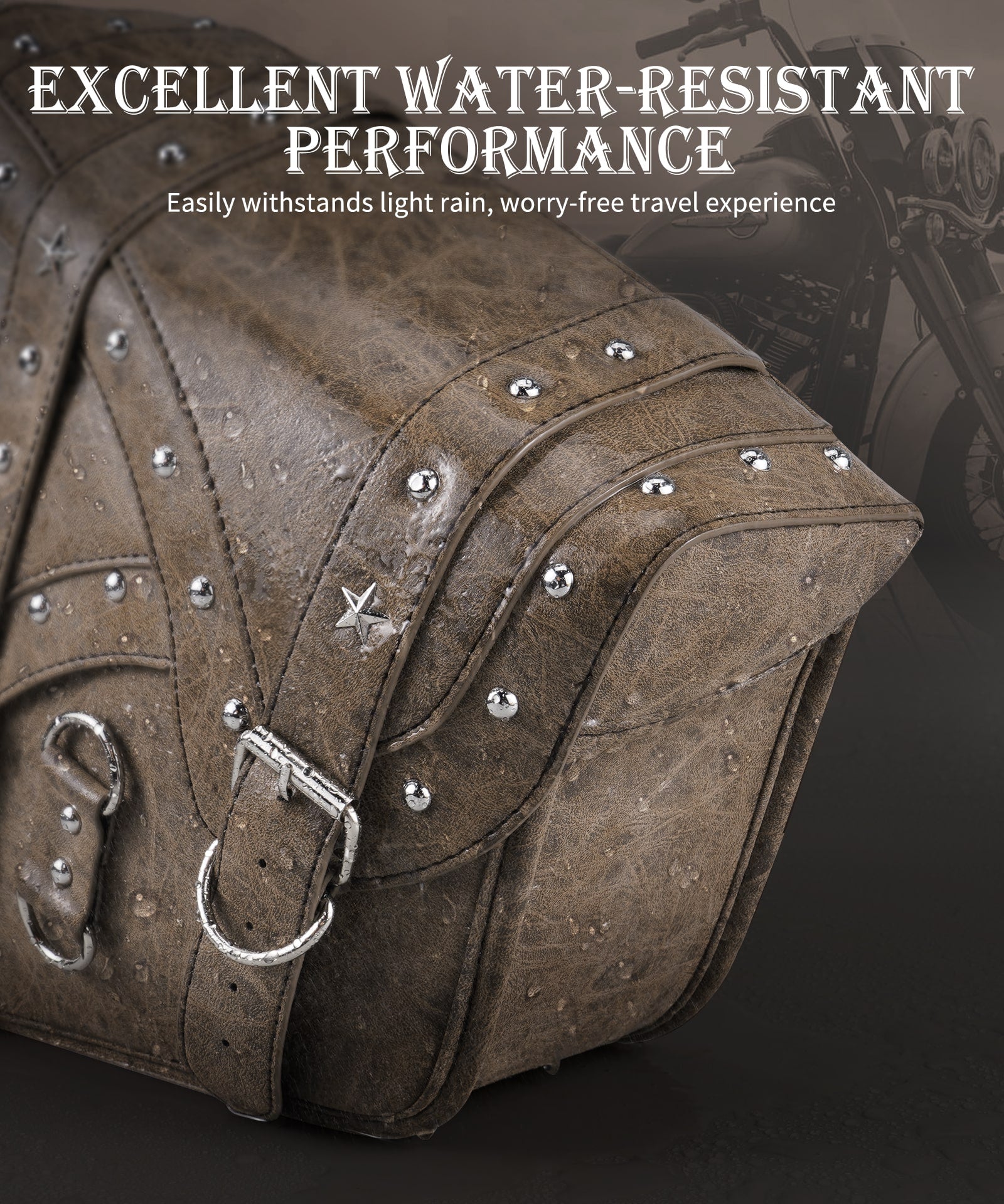 Harley Swingarm Bag Tool Storage Bag PU Leather Texture