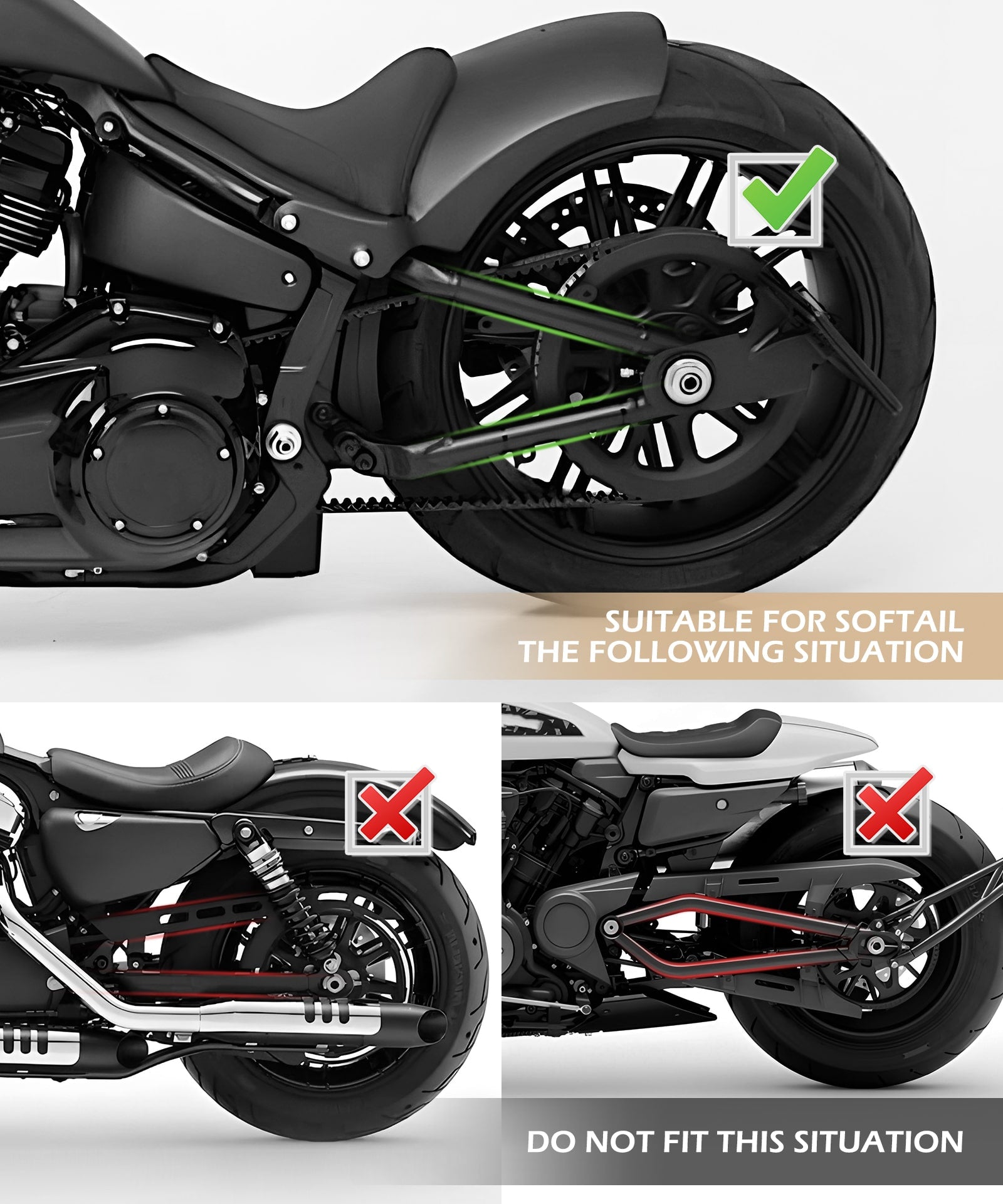 Harley Swingarm Bag Tool Storage Bag PU Leather Texture