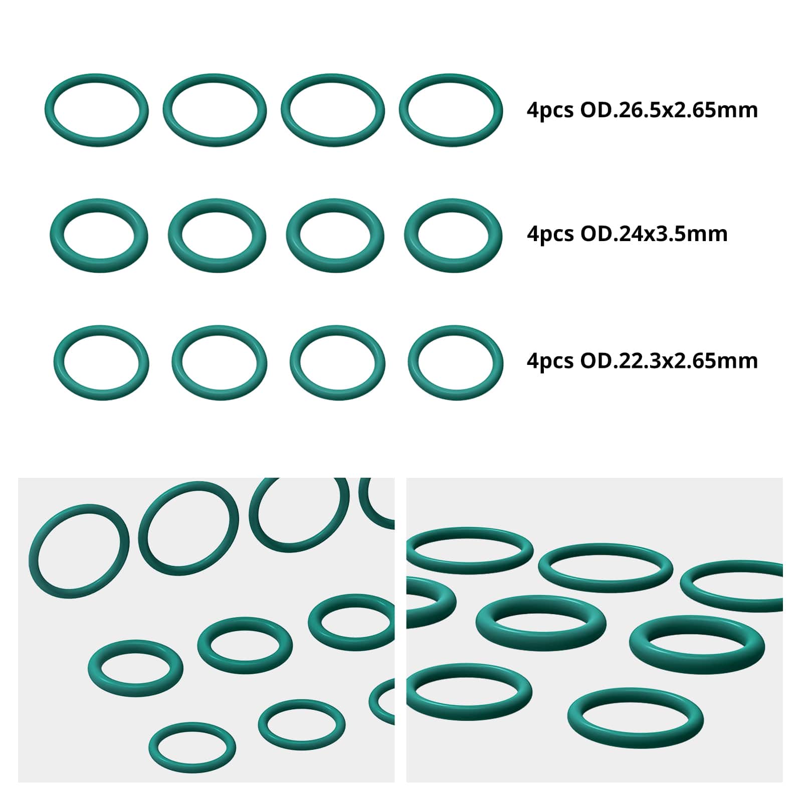 Pushrod Tube O-rings Sealing Kit For Harley Road King Street Glide Ultra Limited
