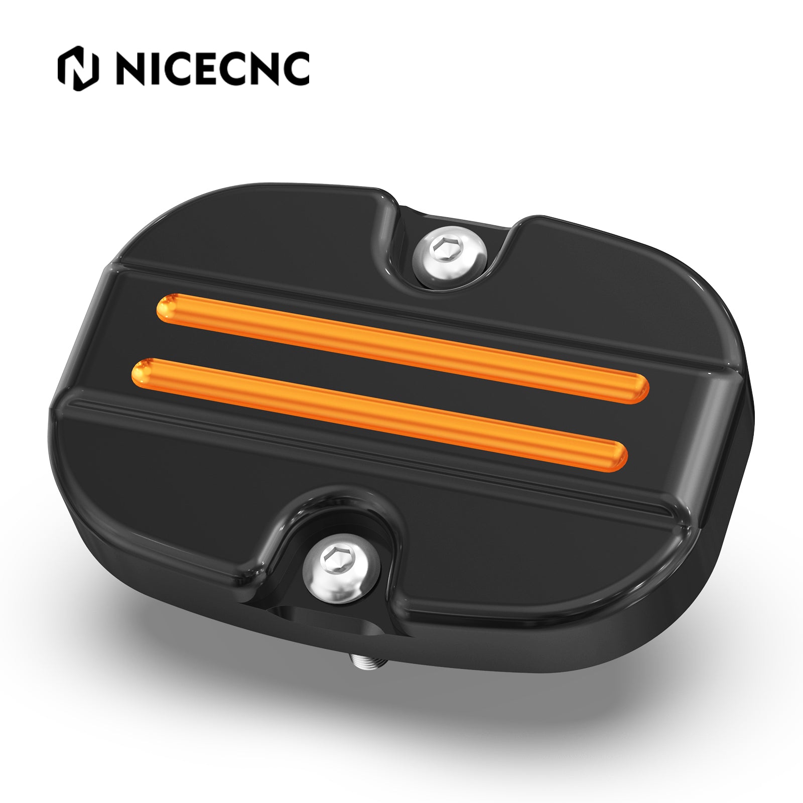 Rear Brake Master Cylinder Cover Cap For Harley Touring Road King Street Glide