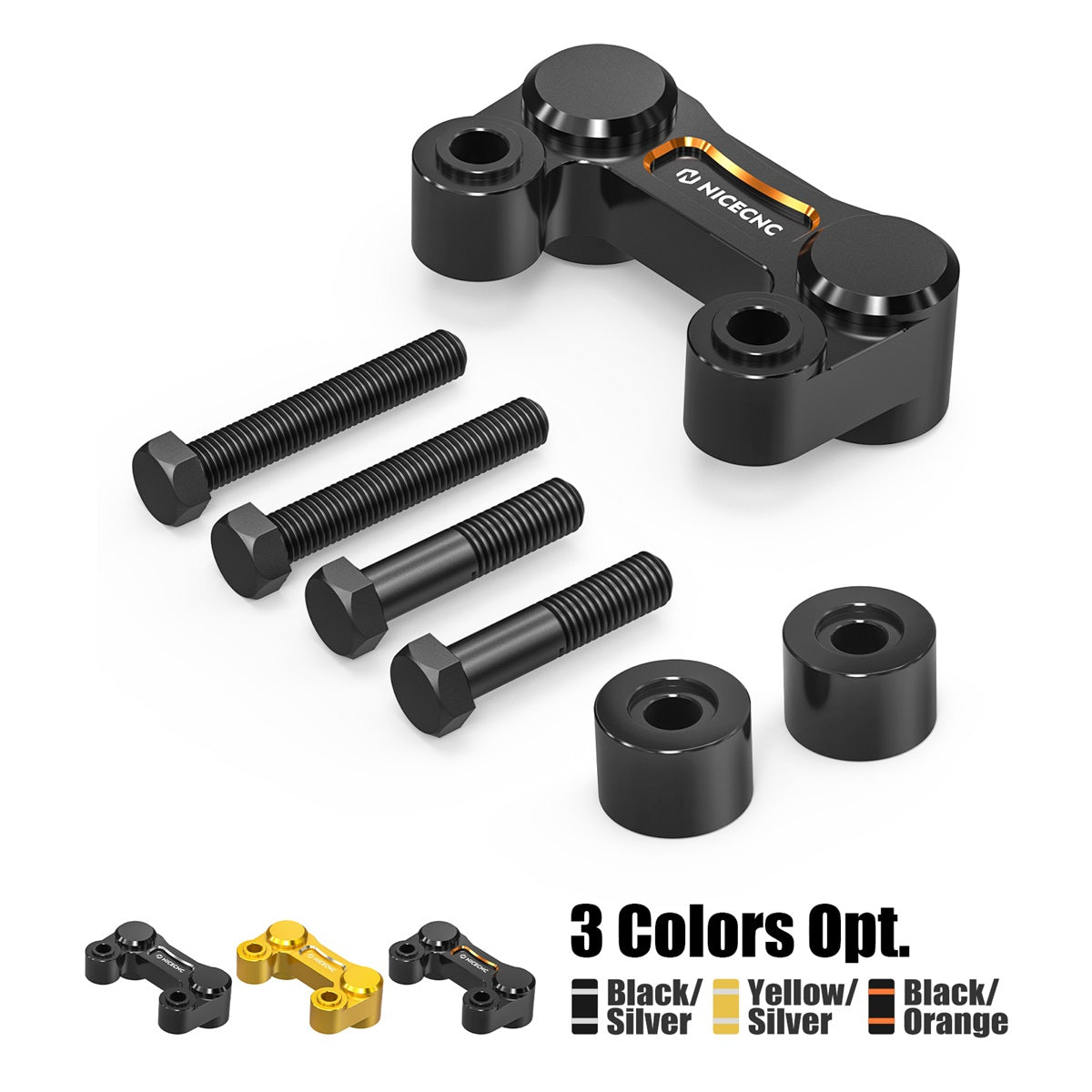 Handlebar Riser Pull Back Plate Relocation Bracket For Harley Softail Street Bob Low Rider