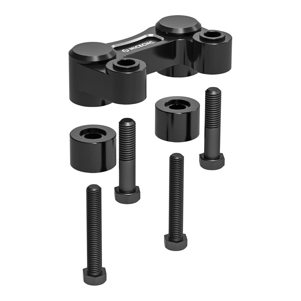 Handlebar Riser Pull Back Plate Relocation Bracket For Harley Softail Street Bob Low Rider S
